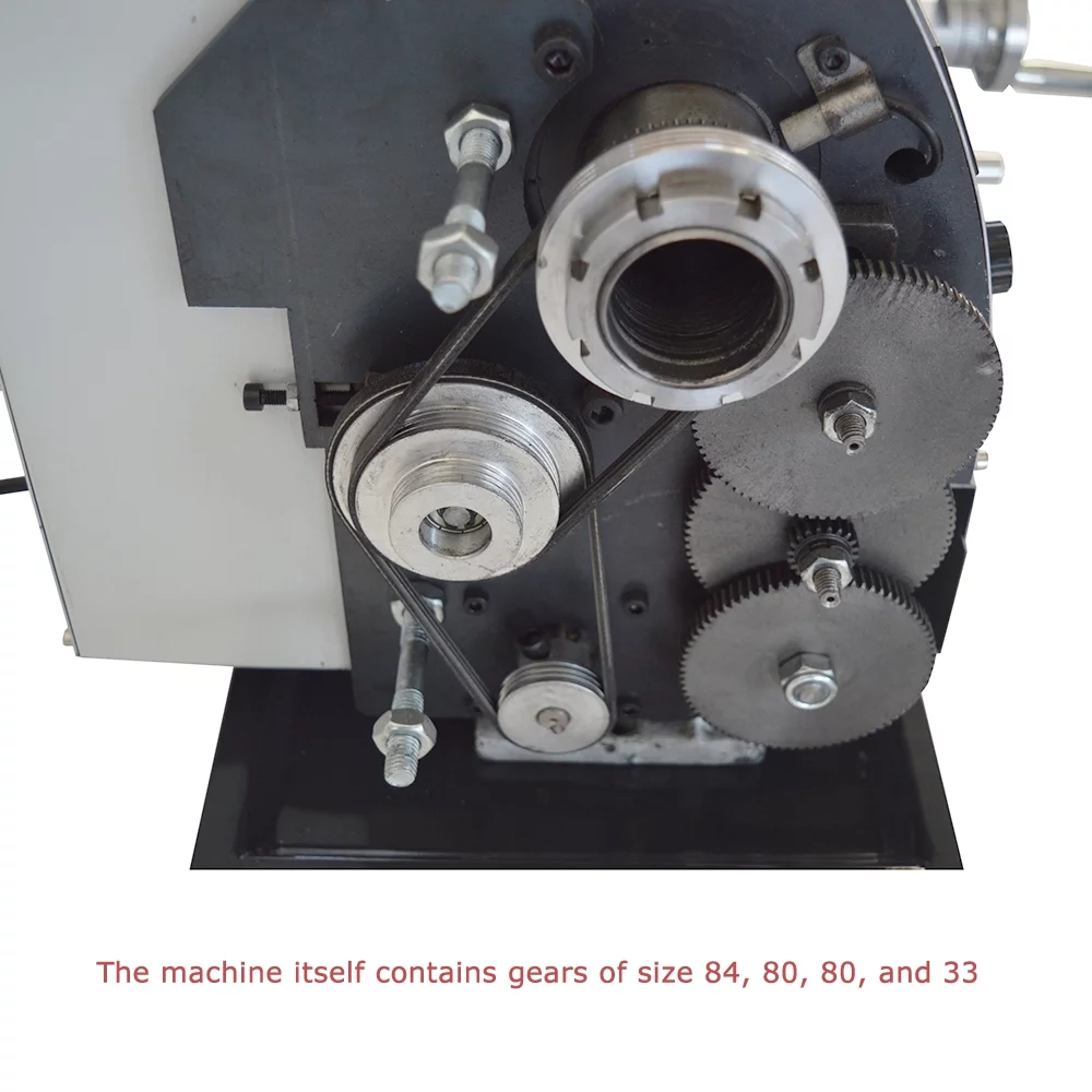 Brushless Motor Milling Metric Thread Mini Metal Bench Lathe Machine 8''X31