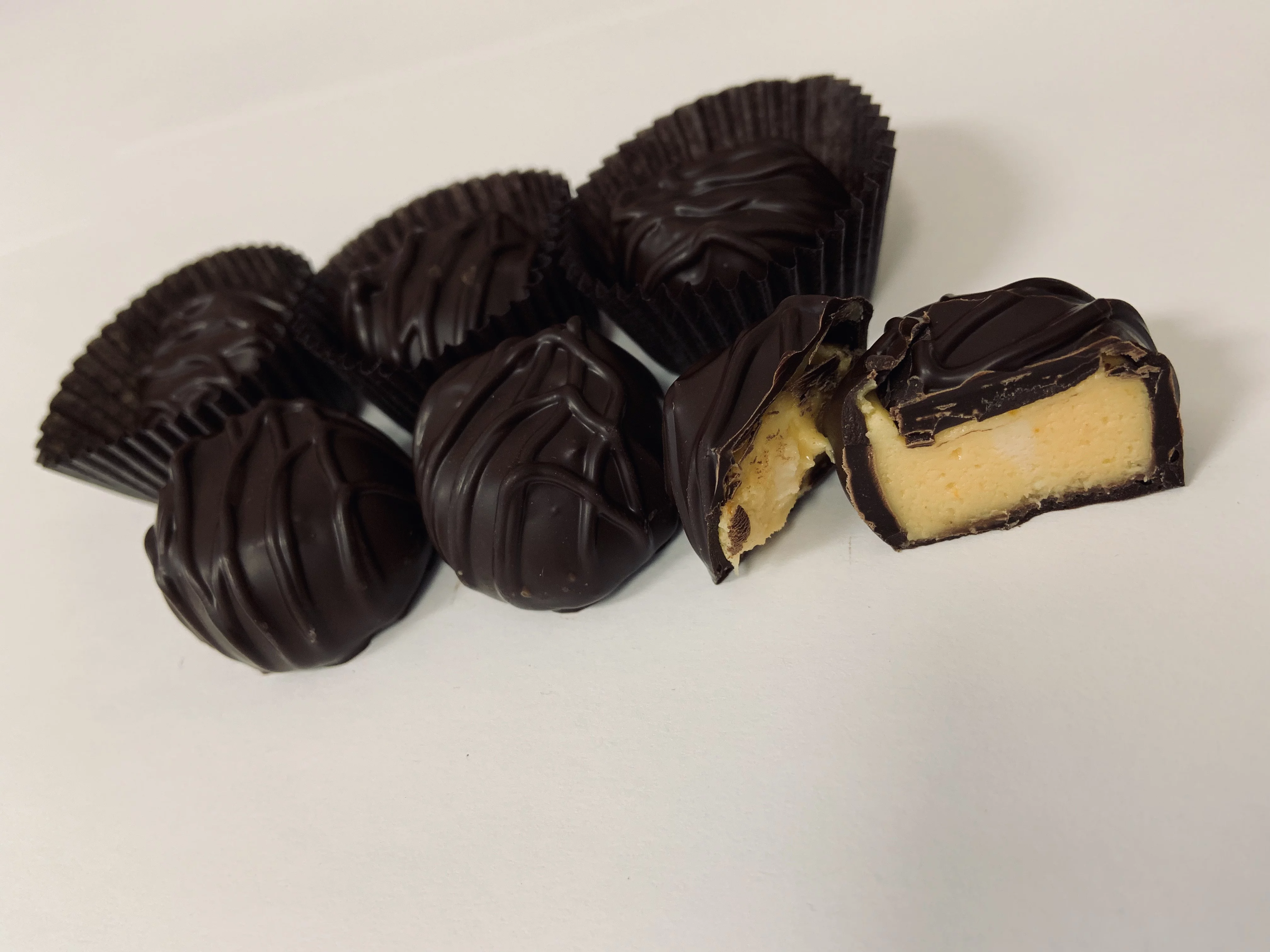 Wockenfuss Candies Orange Creams, Dark Chocolate - 1lb