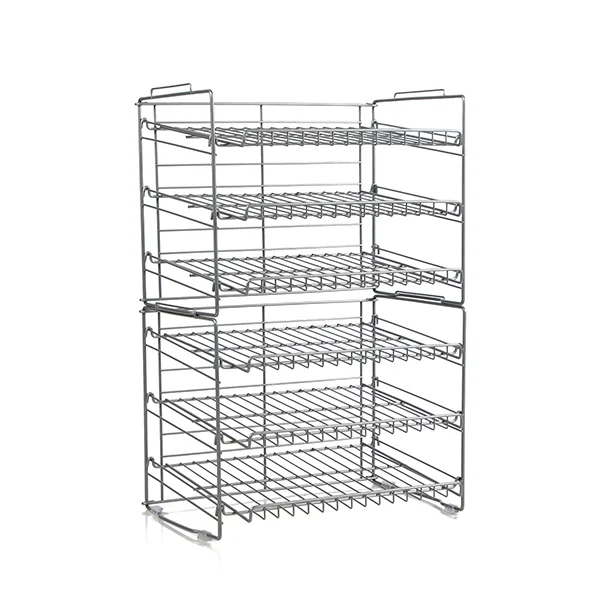 Atlantic Canrack-Silver (Two racks)