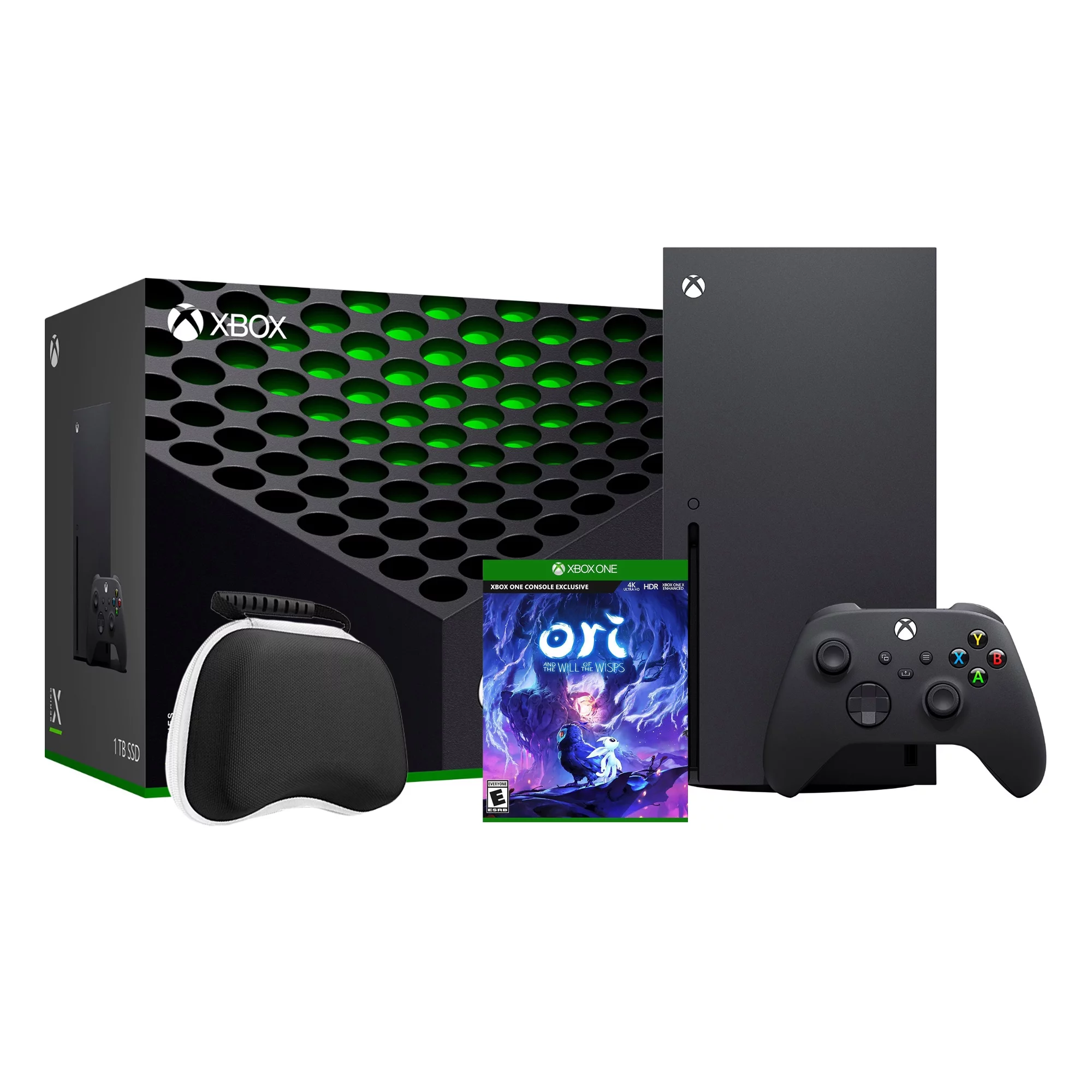 2023 Xbox Series X Bundle - 1TB SSD Black Flagship Xbox Console and Wireless Controller with Ori and the Will of the Wisps Full Game