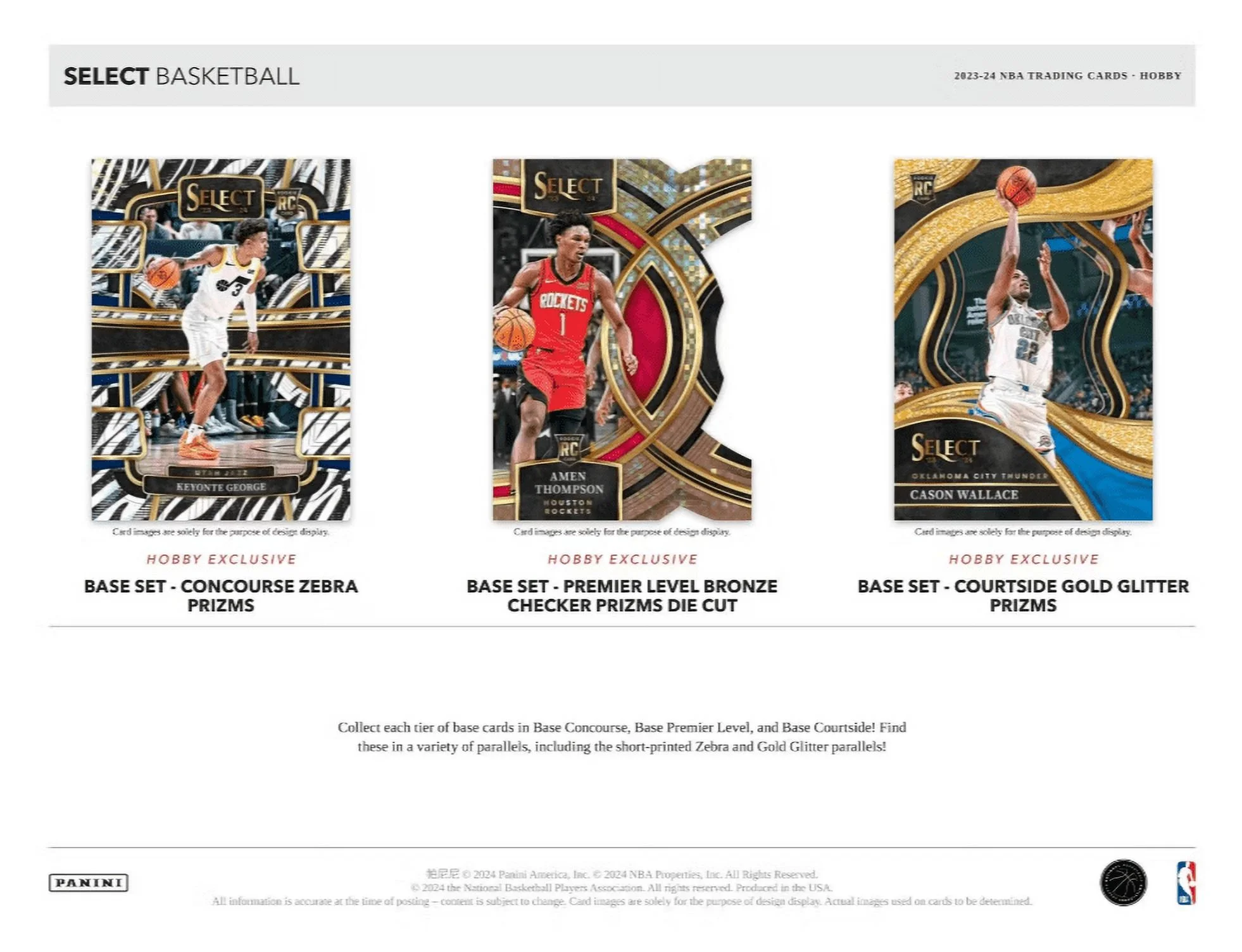 2023-24 Panini NBA Select Basketball Hobby Box