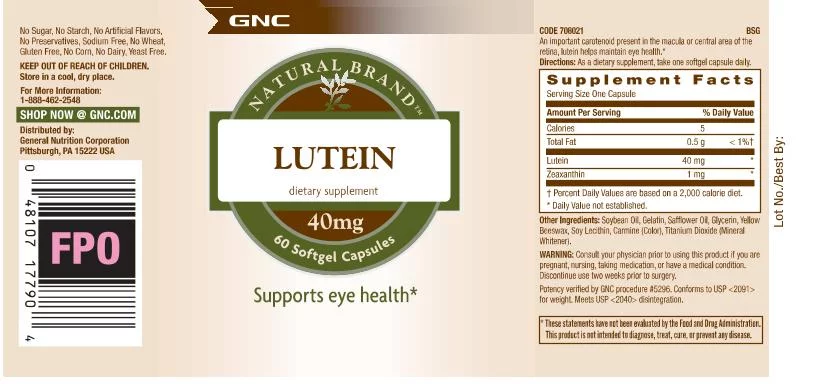 GNC Lutein