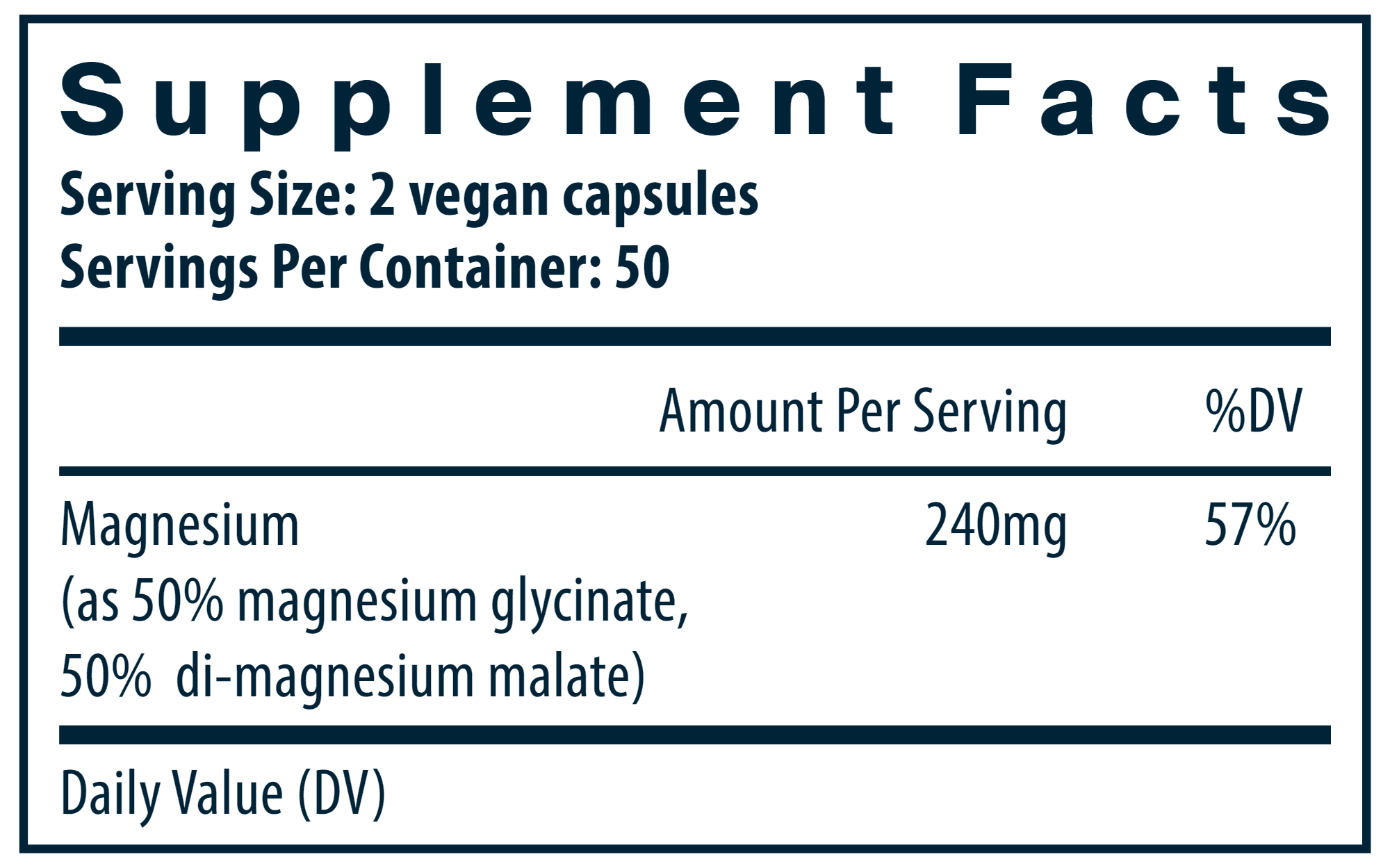 Vital Nutrients Magnesium Glycinate/Malate promote calcium 100 vcaps