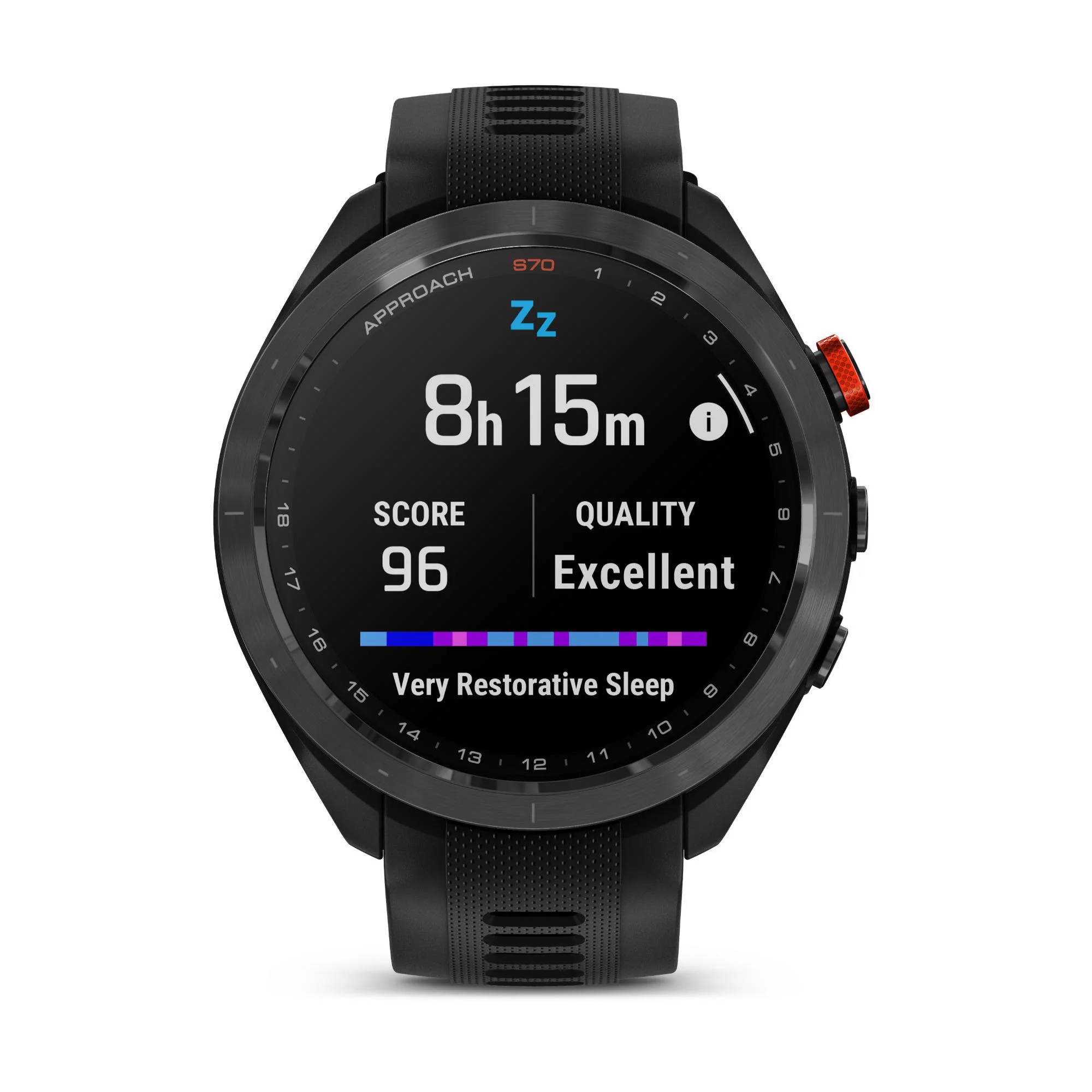 Garmin Approach S70 Premium GPS Golf Watch with Stand and Port Protectors Bundle