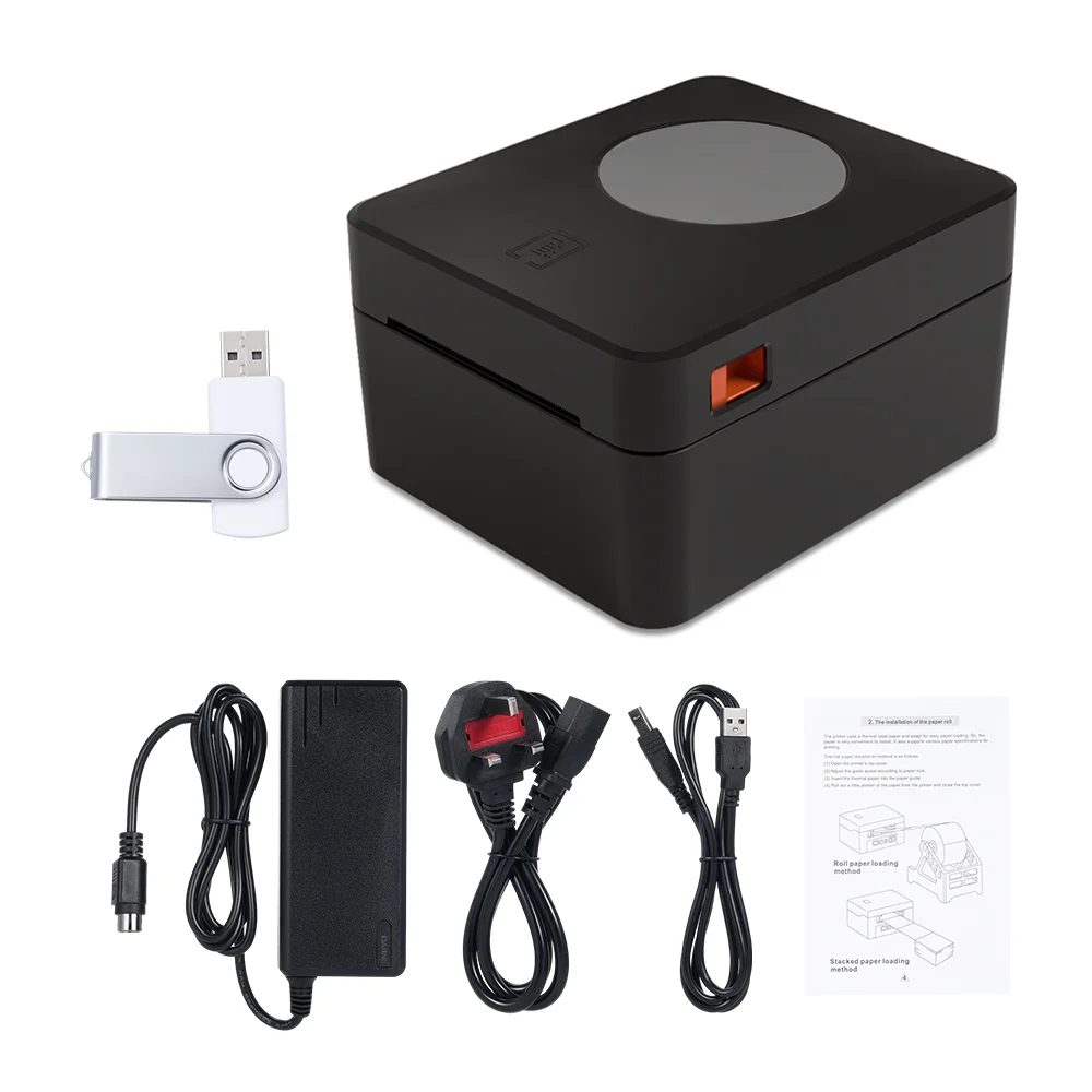 Label Printer,160mm/s Speed Thermal Label Printer Label All In Lan 160mm/s Speed Label Maker Thermal Sticker Printer All In One Usb Lan 160mm/s Printer 4x6'' Label In One Label Maker Wired Usb