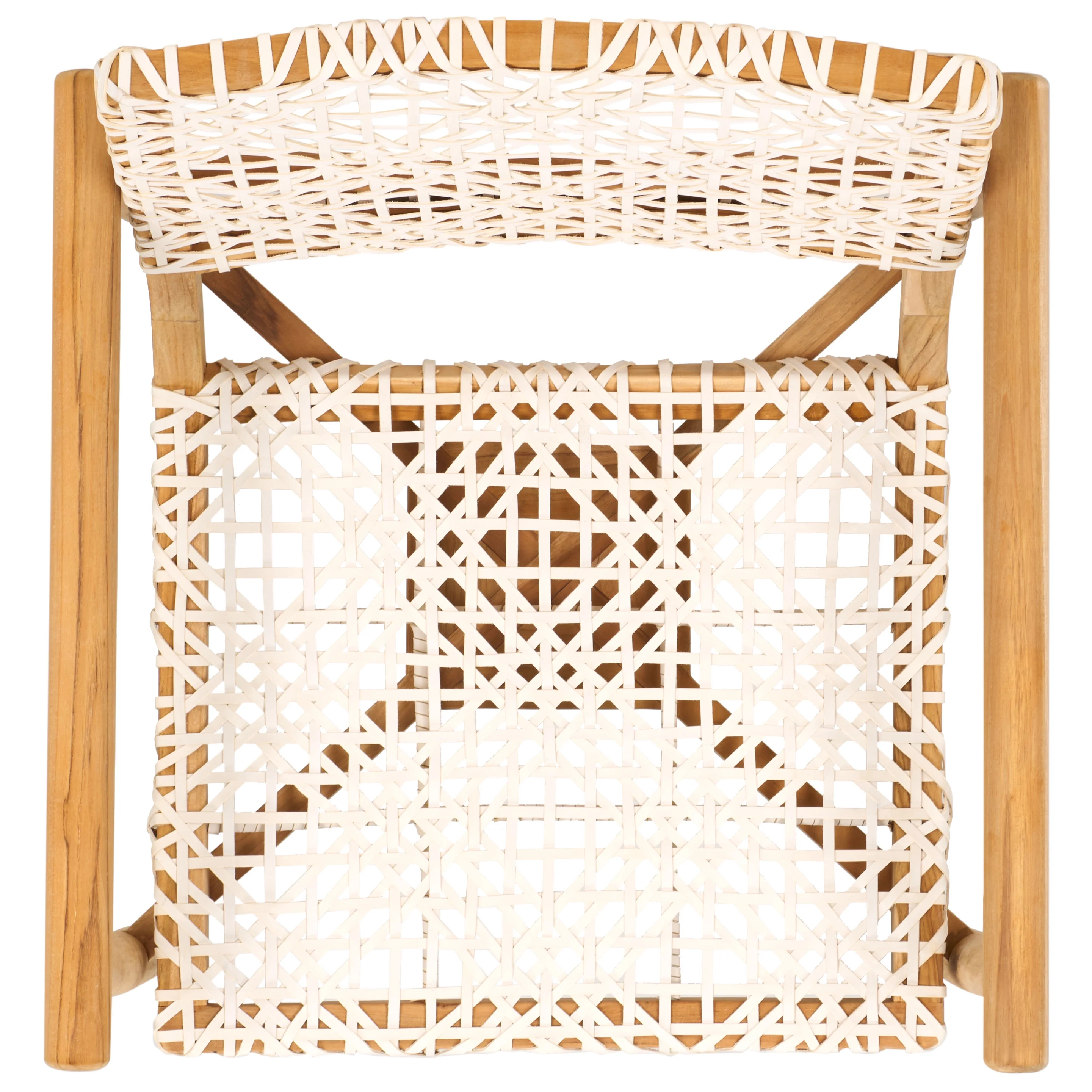 SAFAVIEH Sianna Accent Chairs, Natural/White (22.8 in. W x 23.4 in. D x 32.9 in. H)