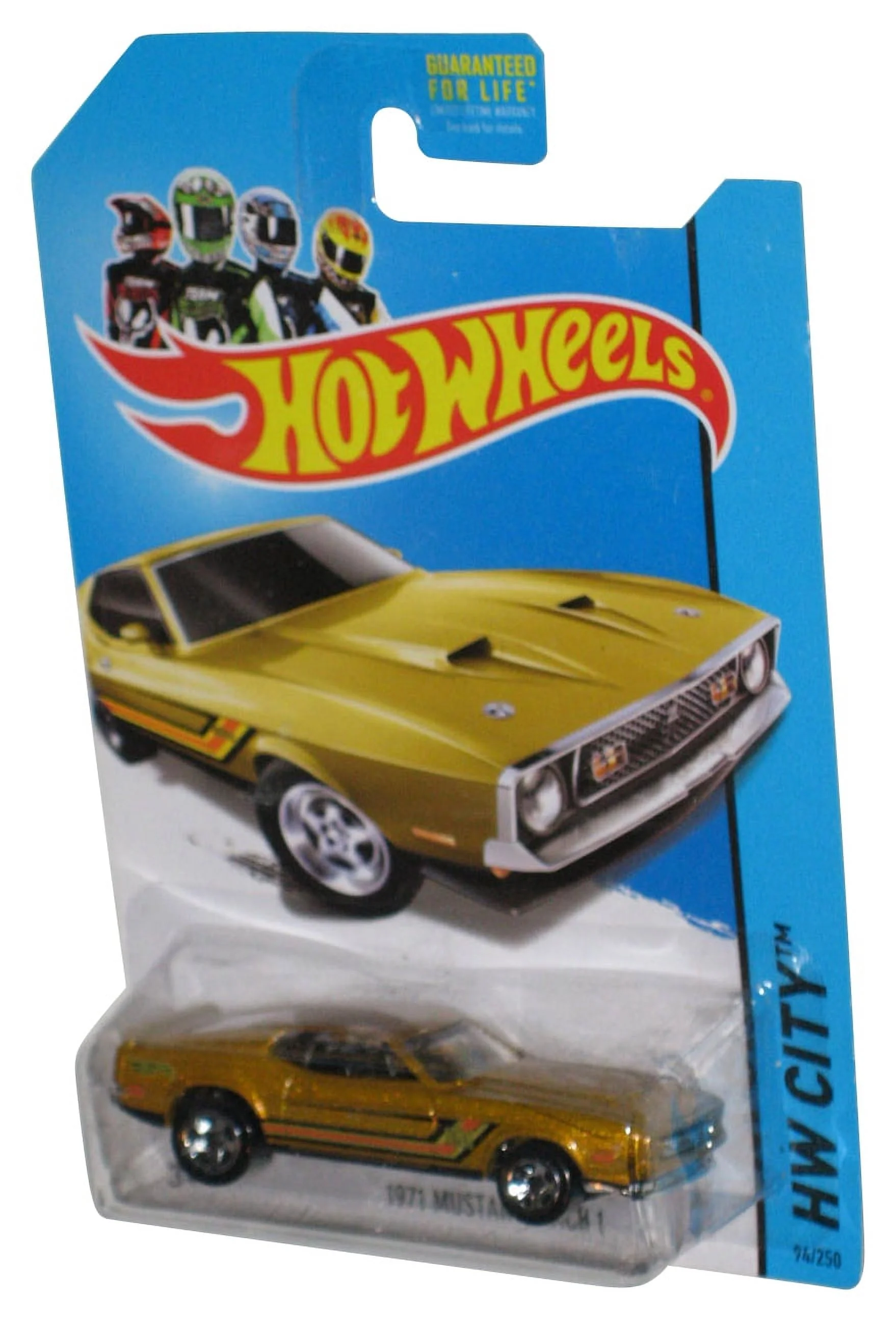 Hot Wheels HW City (2013) Gold 1971 Mustang Mach 1 Car 94/250