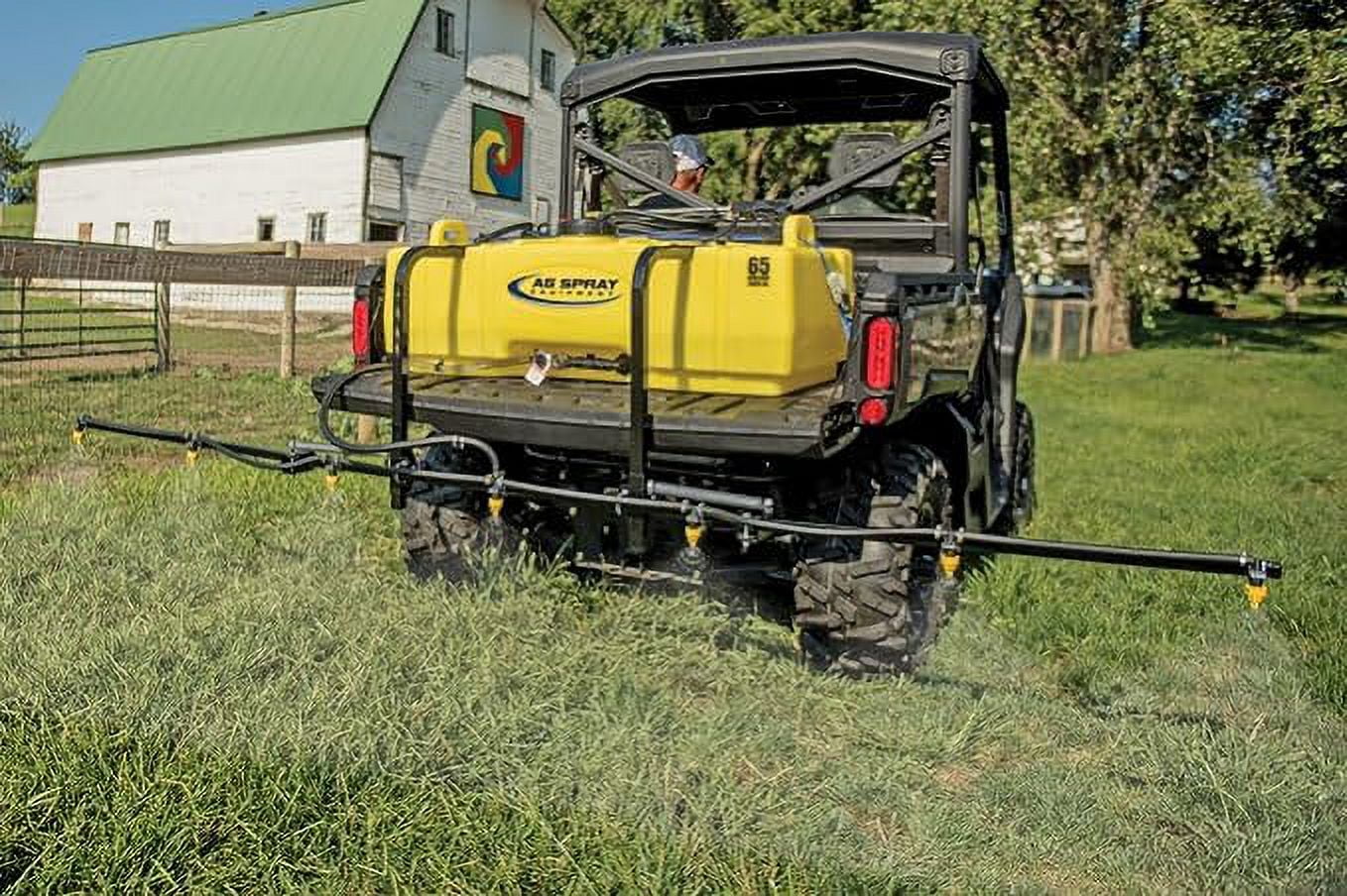 AG SPRAY 45 Gallon UTV Sprayer 4.0 GPM DLX Gun Boom Separate, Crop Sprayer, Weed Control
