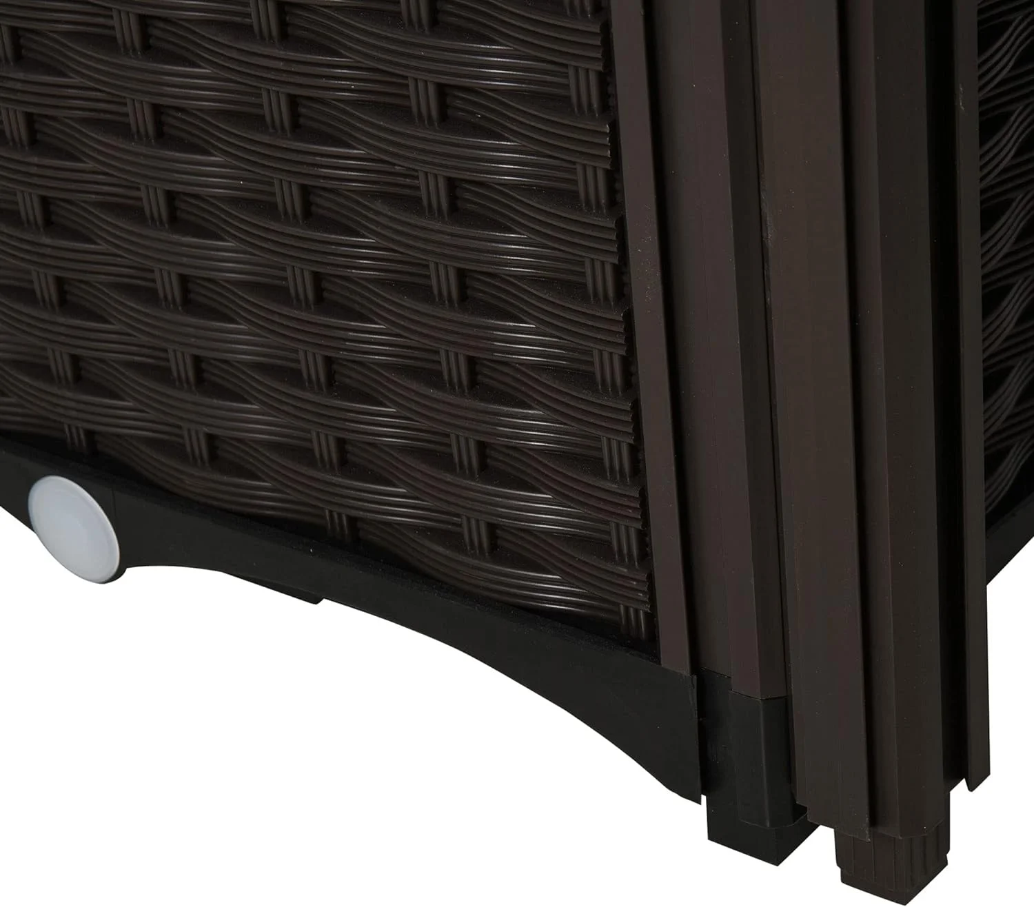 Outsunny 4 Piece Raised Garden Bed with Legs, Self-Watering Planter Box Raised Bed to Grow Flowers, Herbs & Vegetables, Brown