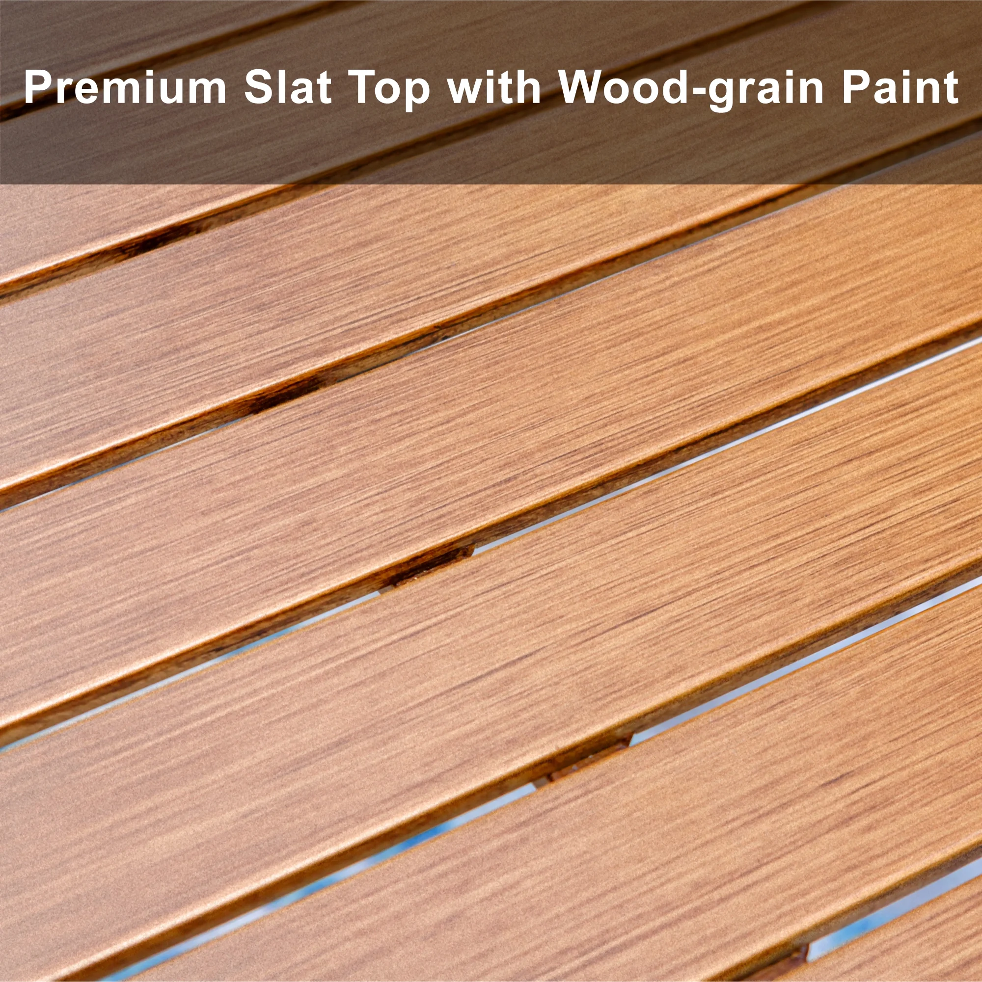 Summit Living 7-Piece Acacia Wood Outdoor Patio Dining Set with 6 Chairs with Cushions & 1 Metal Steel Dining Table