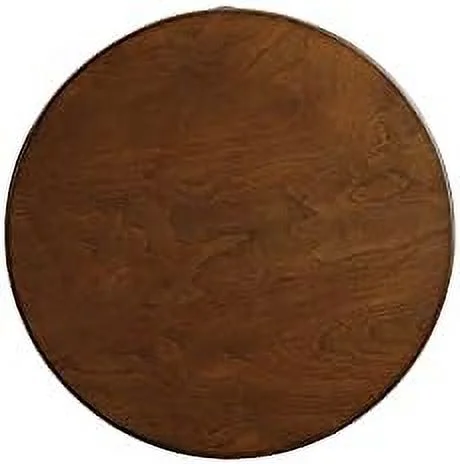 xrboomlife Traditional Round End Table with Drawer and Bottom   18" Dia x 24" H