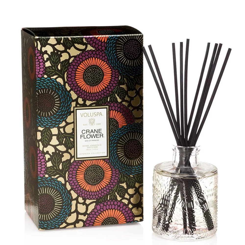 Voluspa Home Ambience Diffuser, Crane Flower, 3.4 Ounce