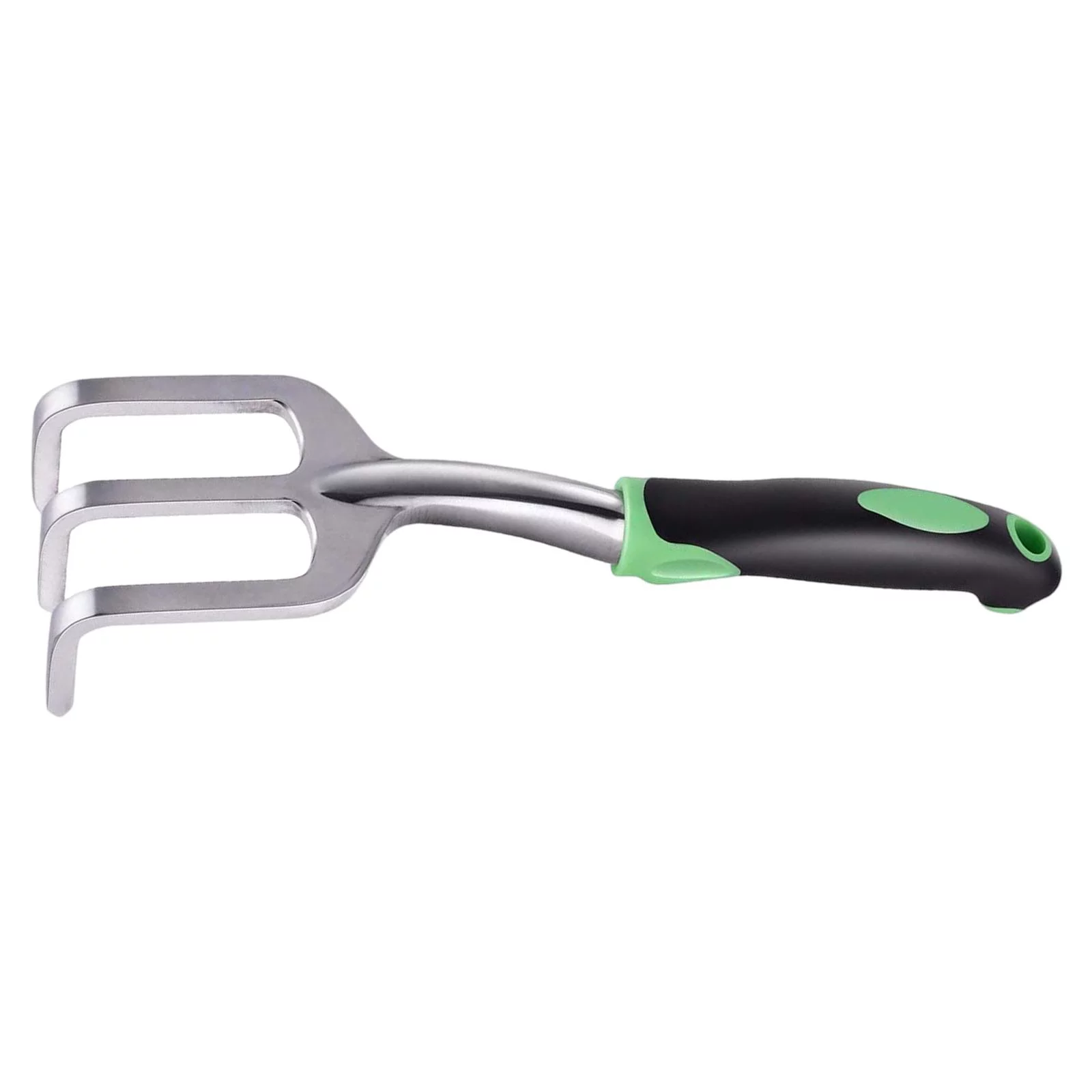 Aluminum Alloy Garden Shovel Supplies Equipment Ergonomic Fork Tools Non-Slip Gardening Tools Hand Tools for Gardening Transplng Weeding - 3 Claw