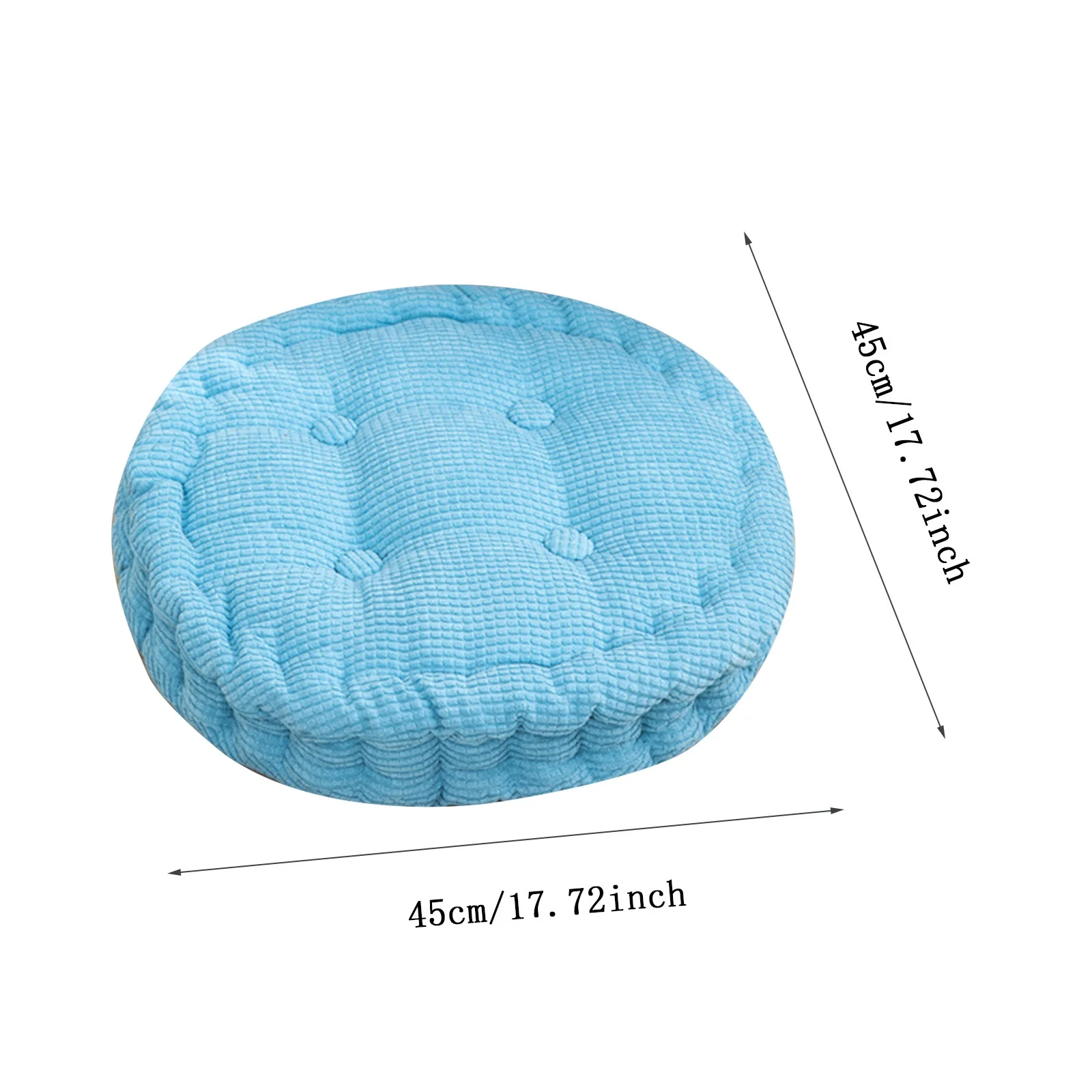 Alternating Pressure Pads Meditation Floor Pillow Set Of Squareand Round Pillows Seating For Adults Tufted Corduroy Floor Cushion For Balcony Outdoor Living Room