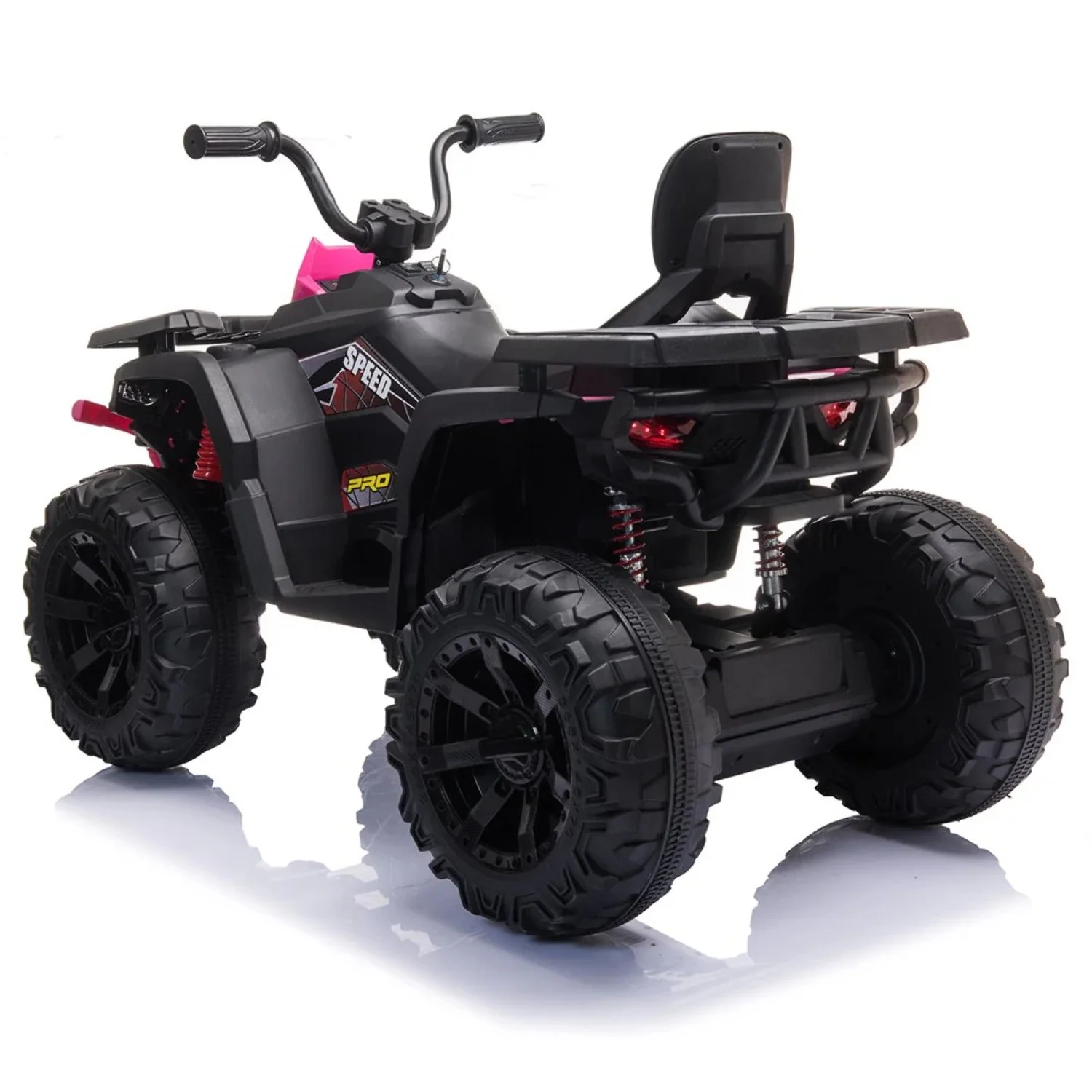 Joyracer 24V Kids Electric ATV 2 Seater - Rose Pink
