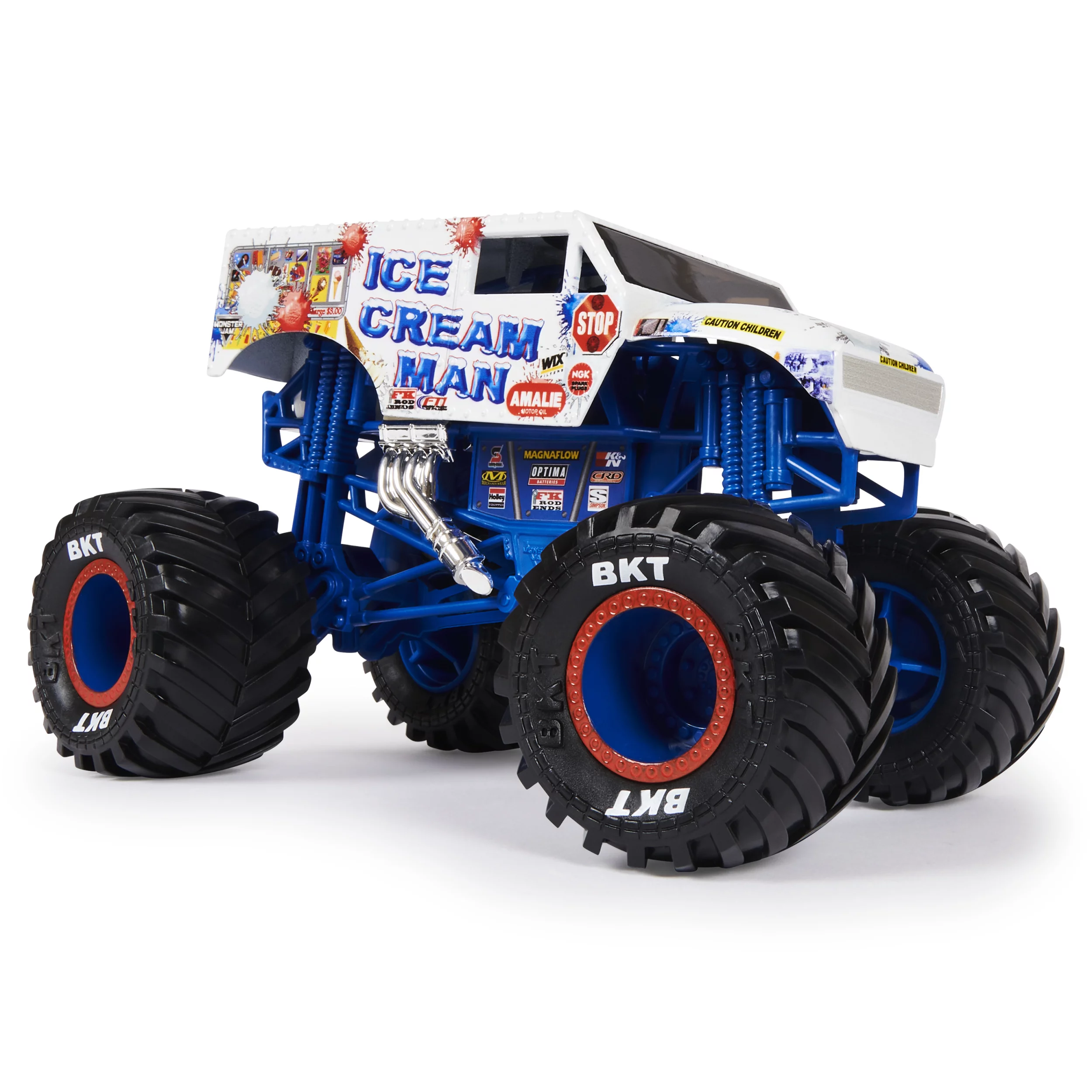 Monster Jam, Official Ice Cream Man Monster Truck, Die-Cast Vehicle, 1:24 Scale
