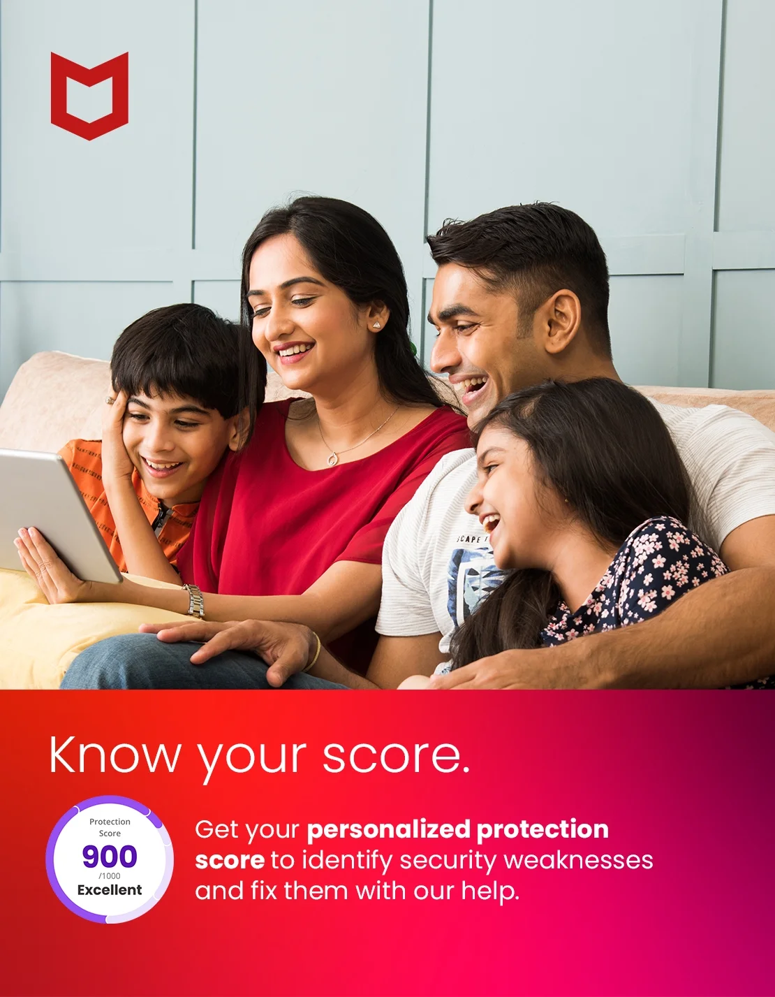 McAfee® Total Protection, Antivirus Security Software, 10 Devices, 1 Year Subscription – Product Key