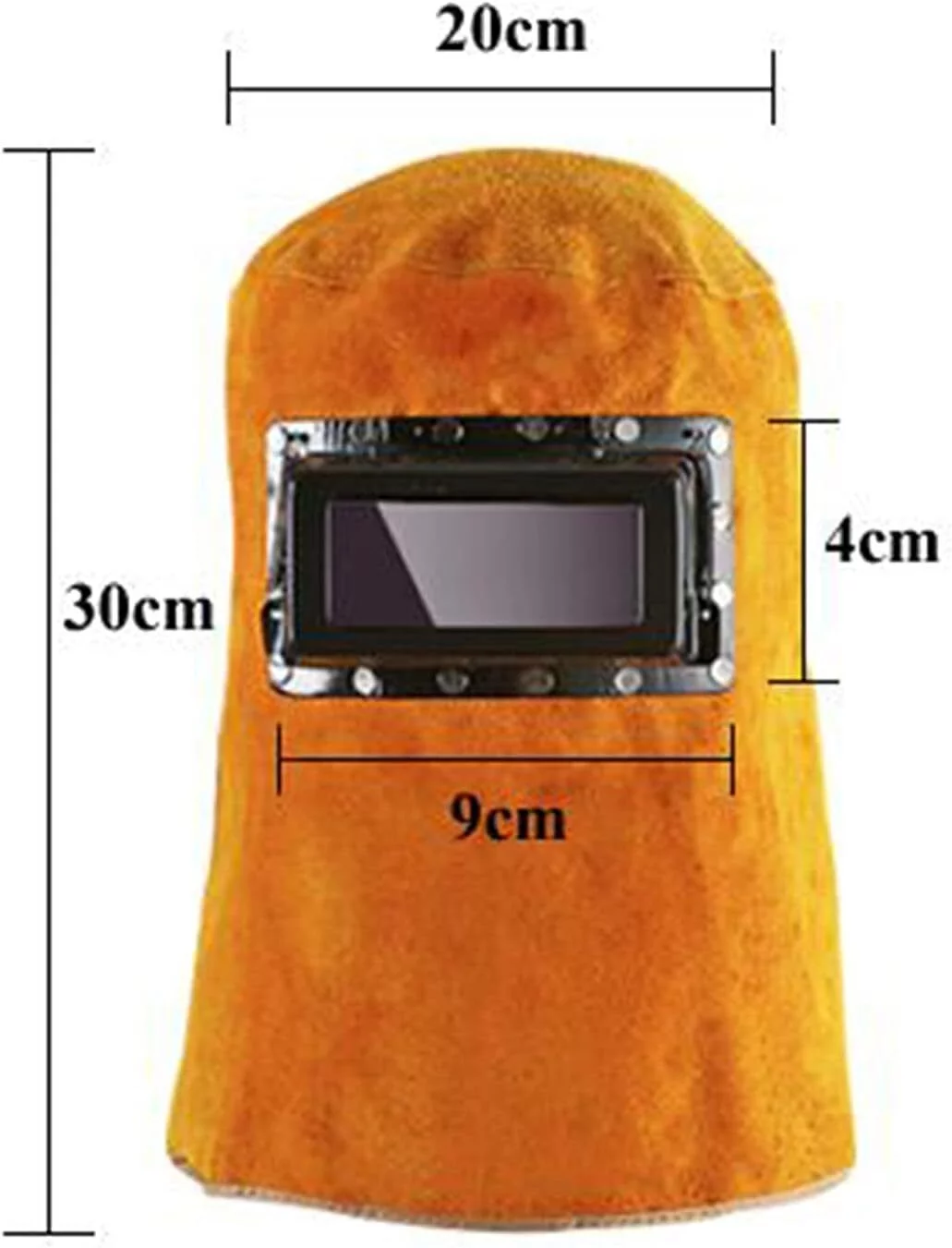 Paddsun 10X Cowhide Leather Welder Hood Welding Helmet Protective Gear Mask Work Cap
