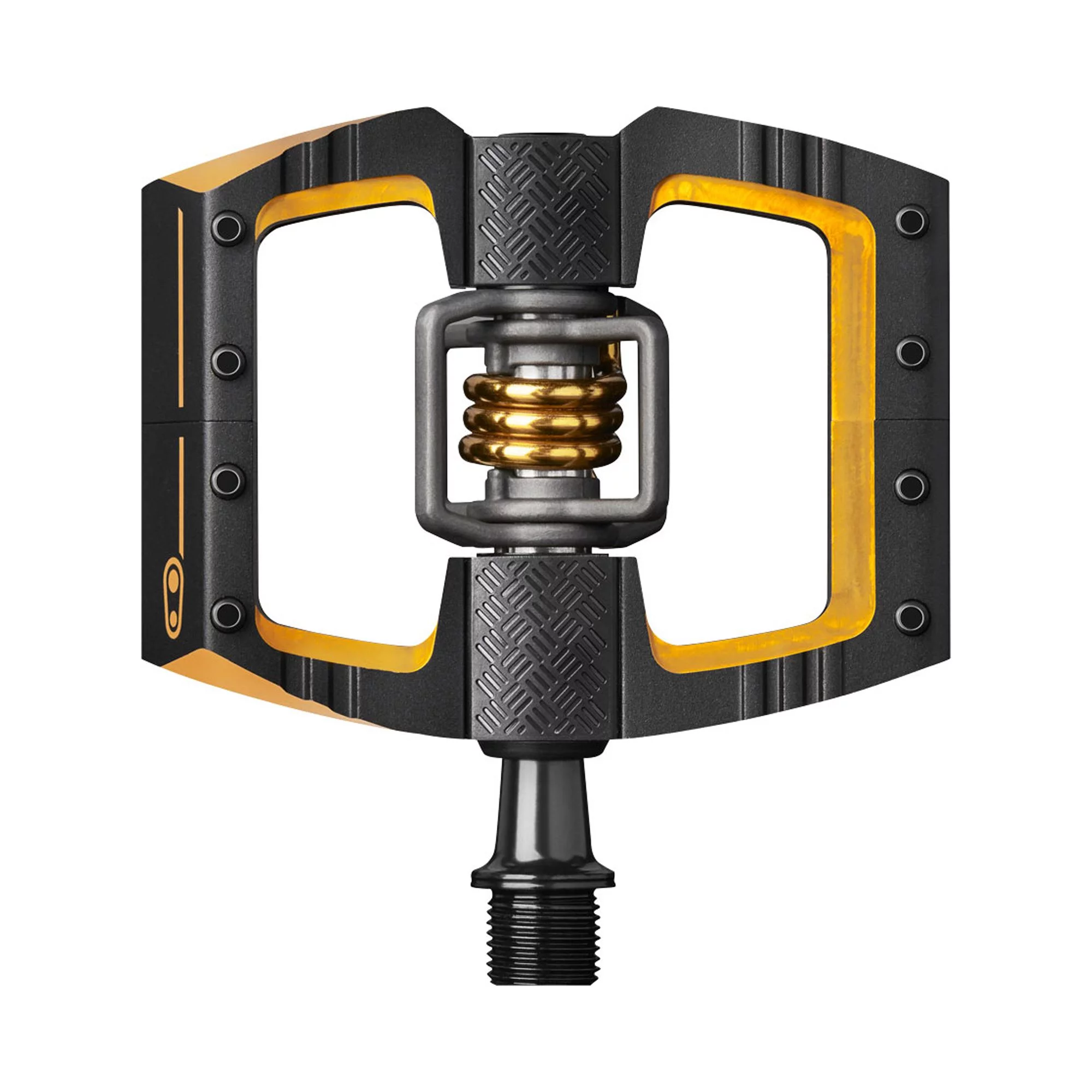 Crank Brothers Mallet DH 11 Pedals: Black/Gold