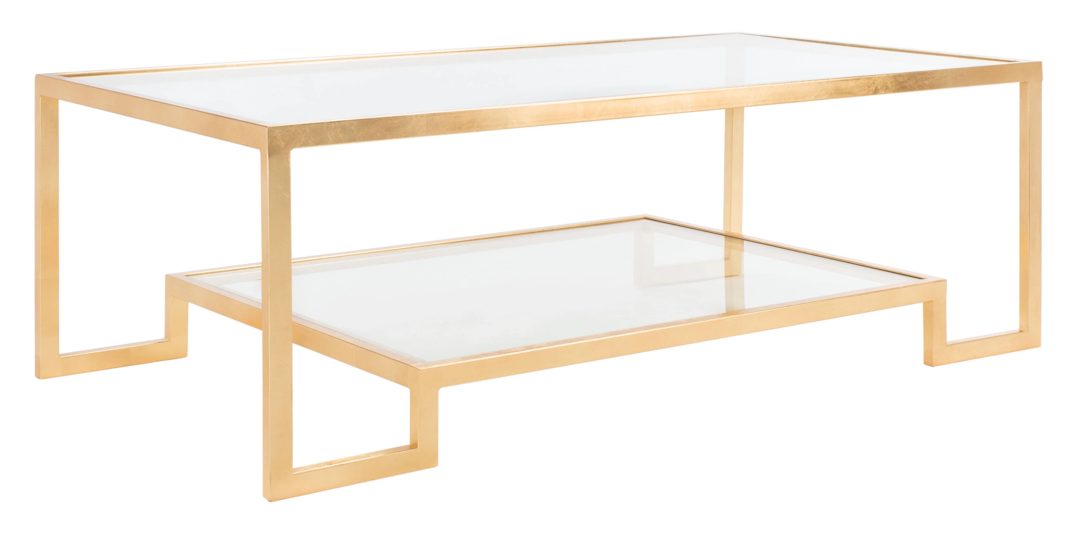 SAFAVIEH Couture Vivian Modern Metal Coffee Table, Gold