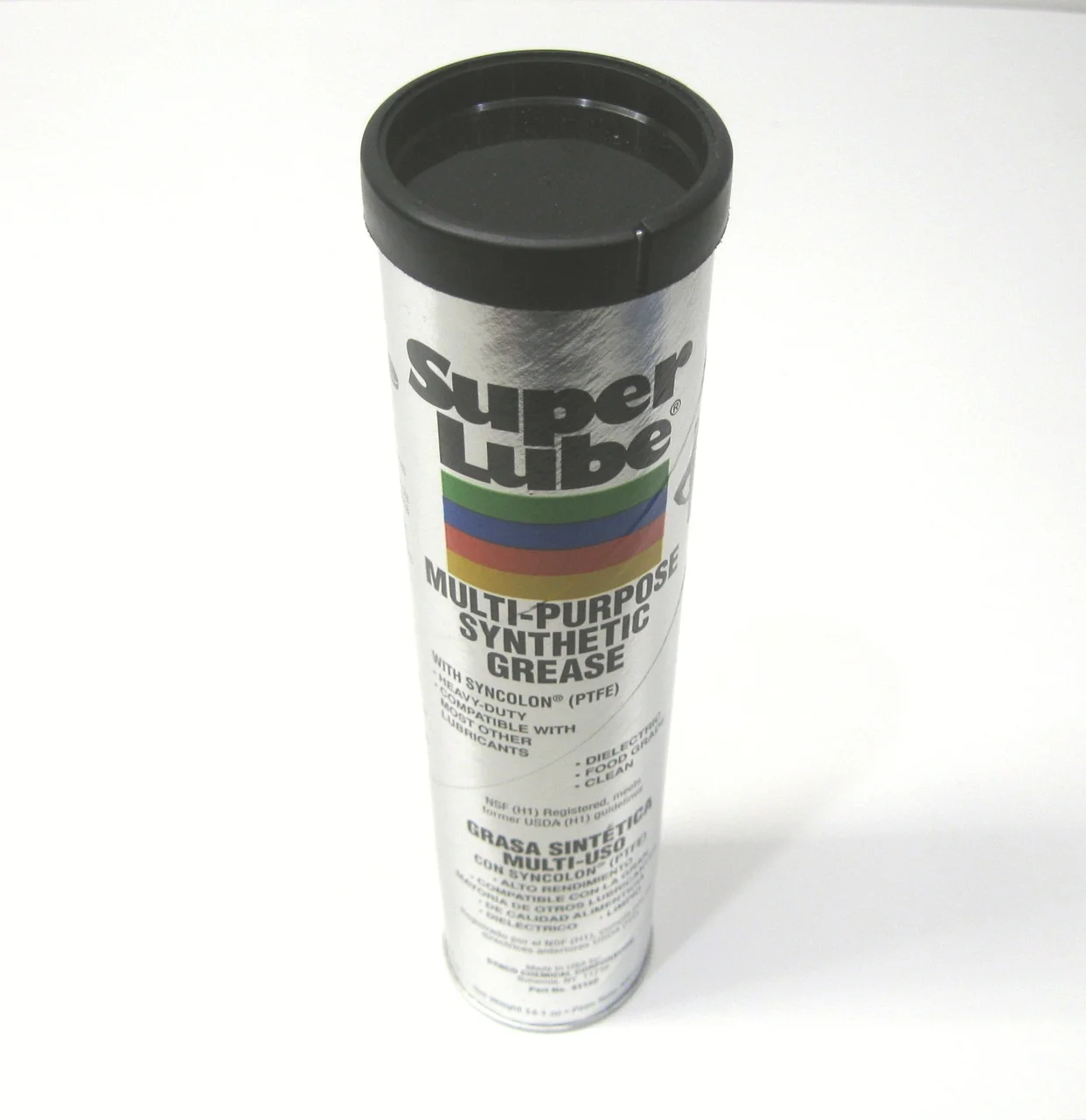 Supco 41150 Super Lube Synthetic Grease (NLGI 1) with Syncolon (PTFE)14.1 oz. (400 gram) Cartridge 41150