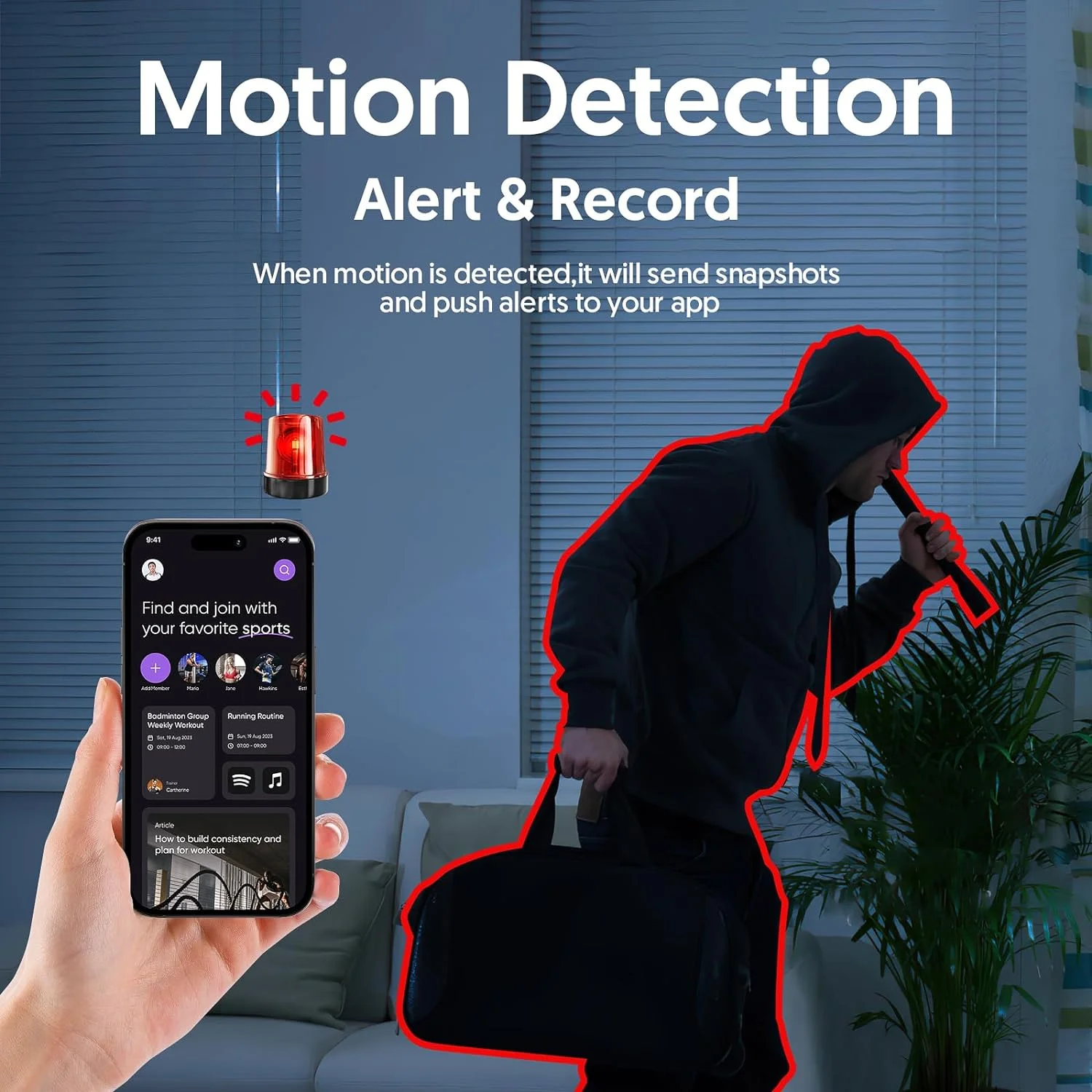 Hidden Spy Camera Alarm Clock with Stronger Night Vision 4K Wireless WiFi Smart Nanny spy Cam Motion Detection 160°Wide-Angle Fisheye Lens Security Surveillance Camera(2.4/5Ghz)