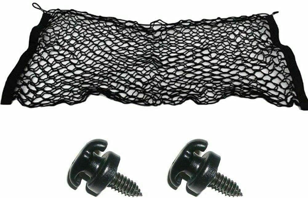 EACCESSORIES EA Trunk Organizer Cargo Net for Chevrolet Cruze 2010-2019 – Envelope Style Cargo Net for Sedan, Hatchback – Premium Mesh Elastic Car Trunk Organizer – Compatible Chevy Cruze 2010-2019
