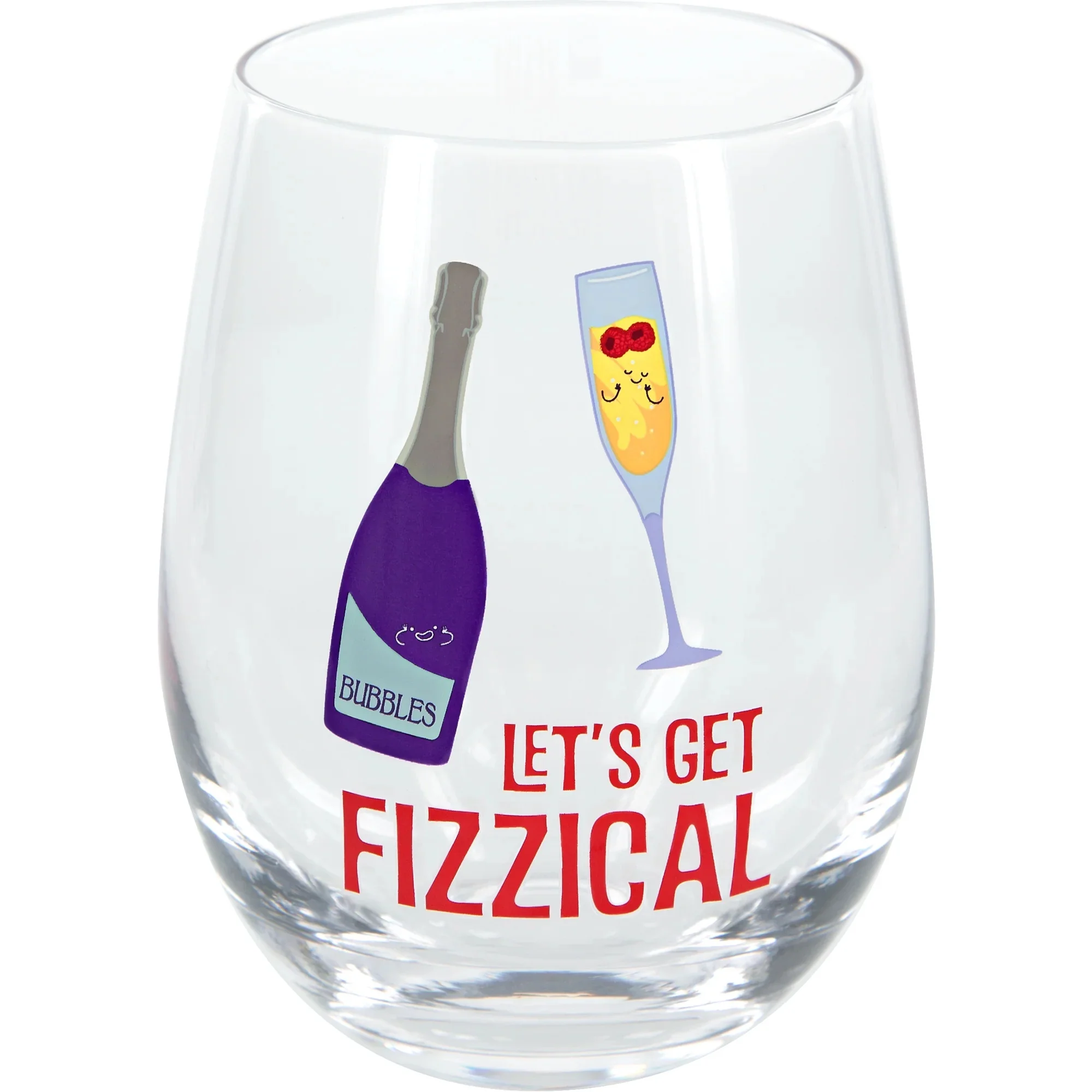 Fizzical - 18 oz Stemless Wine Glass