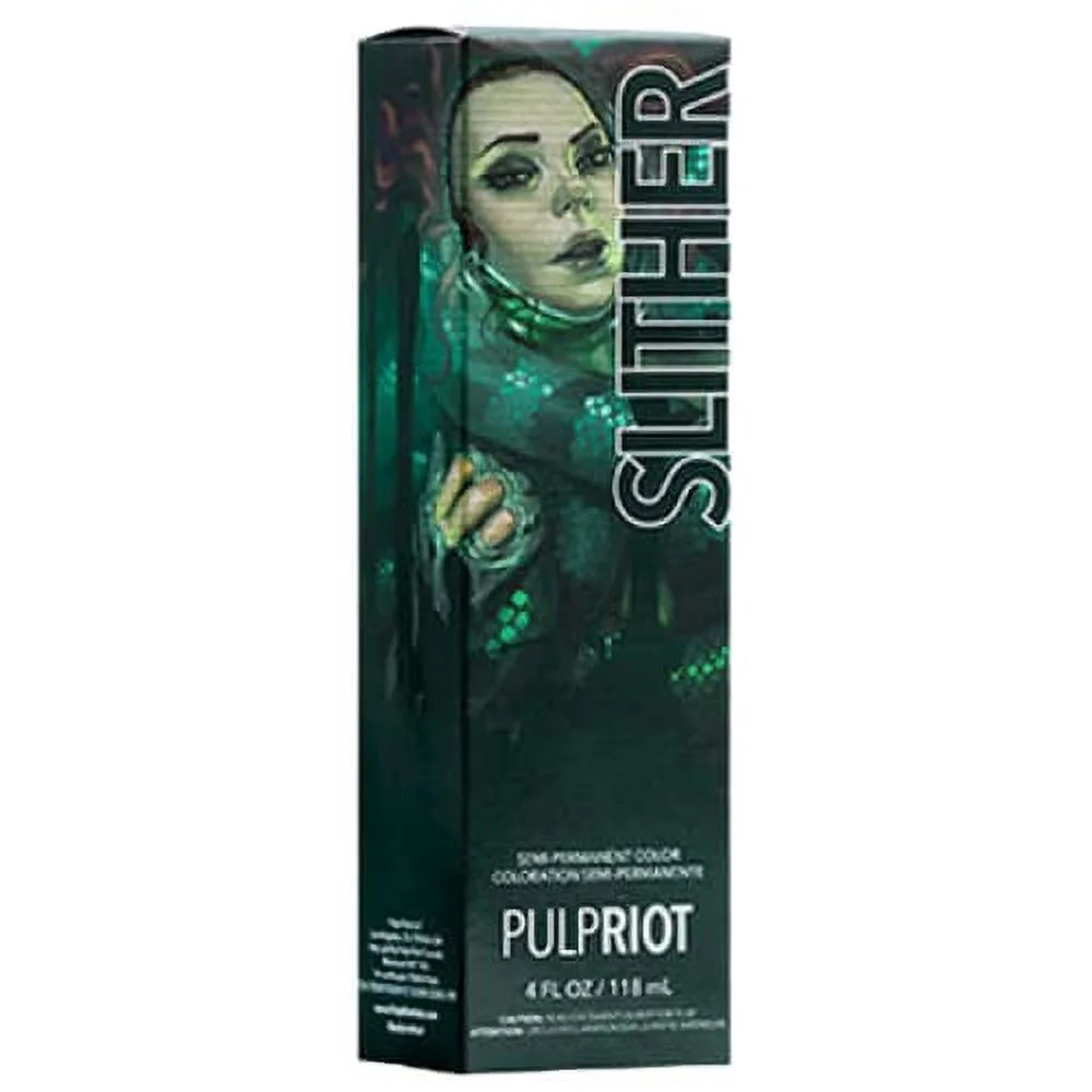 Pulp Riot - Slither Semi-Permanent Color Green, 4 Fl Oz (Pack of 1)