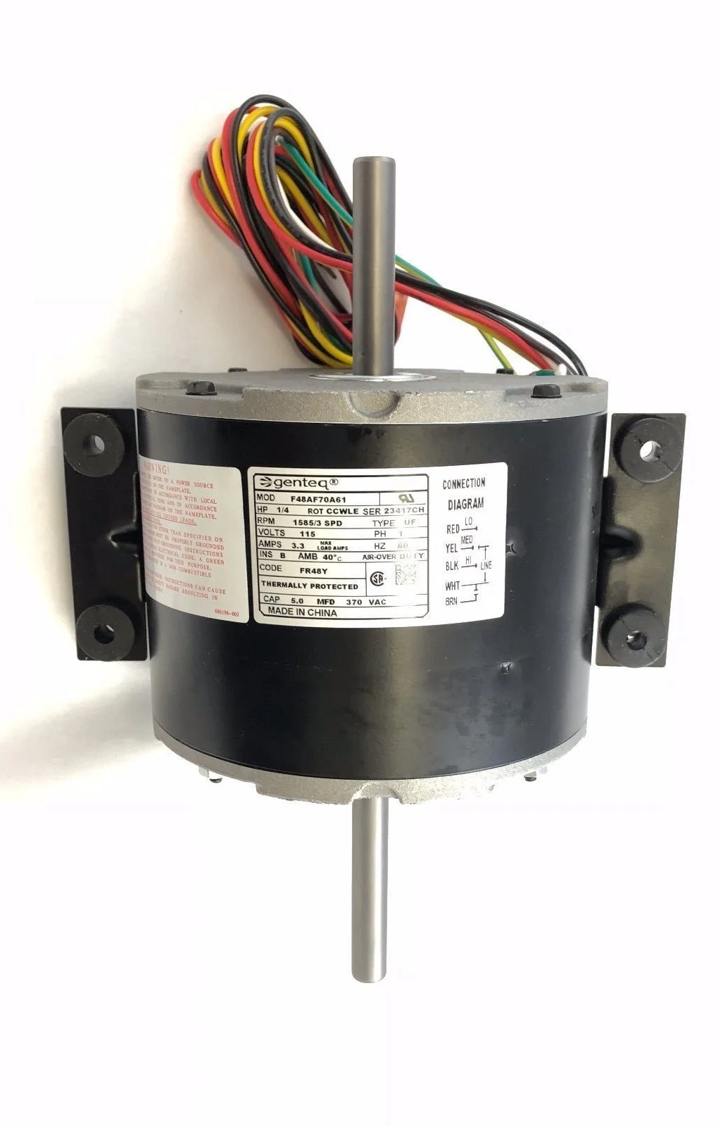 Hvacstar Replacement Part for Dometic Broad Ocean AC Cond Fan Motor Brisk Air II  3315332.005