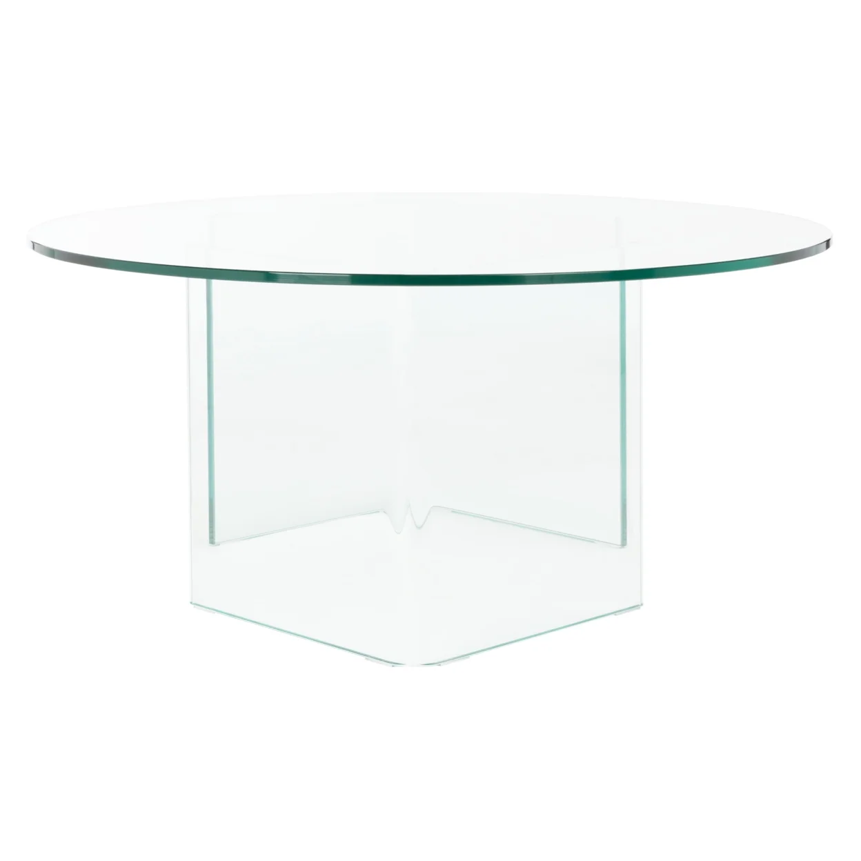 SAFAVIEH Bexon Tempered Glass Coffee Table Clear COF7301A-2BX