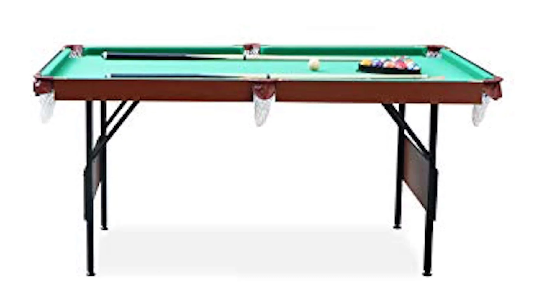 RACK Crux 55 in Folding Billiard/Pool Table (Green)