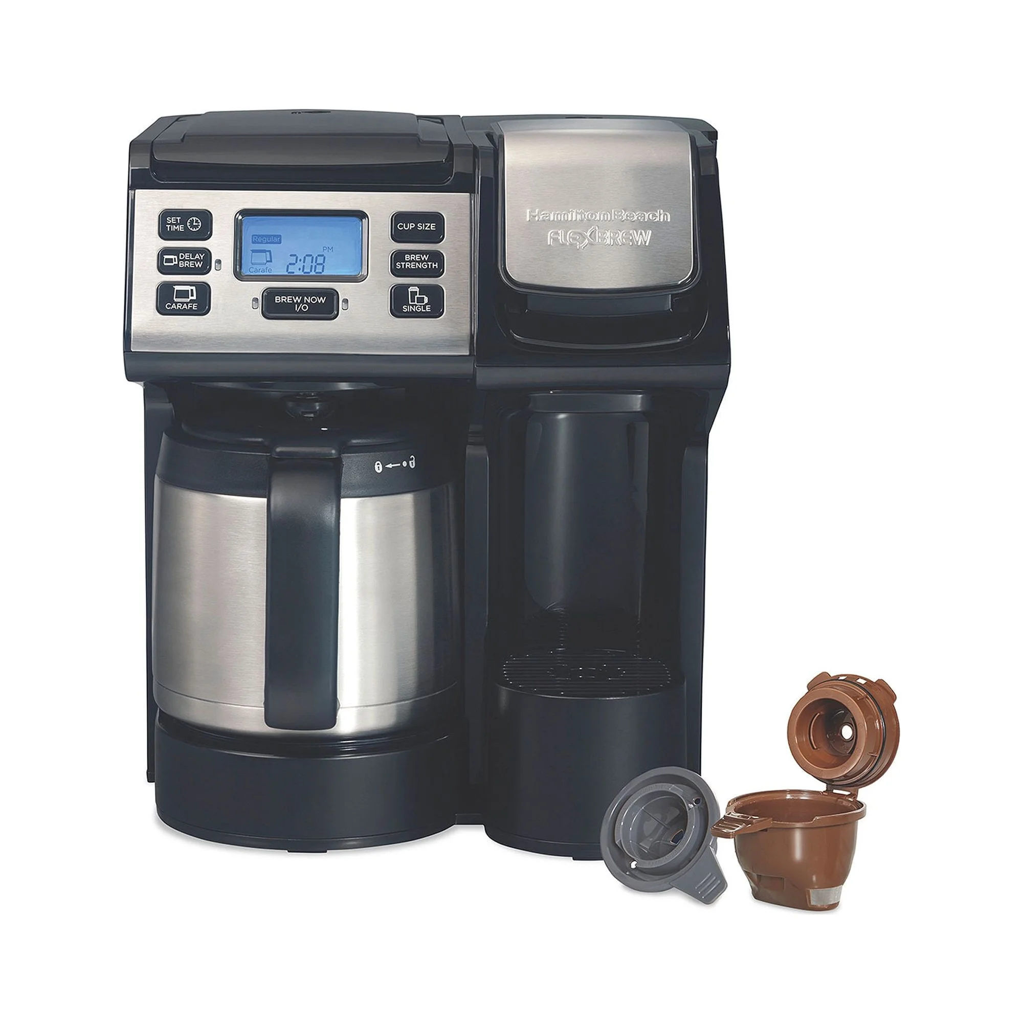 Refurbished Hamilton Beach 49920 No 12-Cup Programmable Coffee Maker - BLACK ONE SIZE