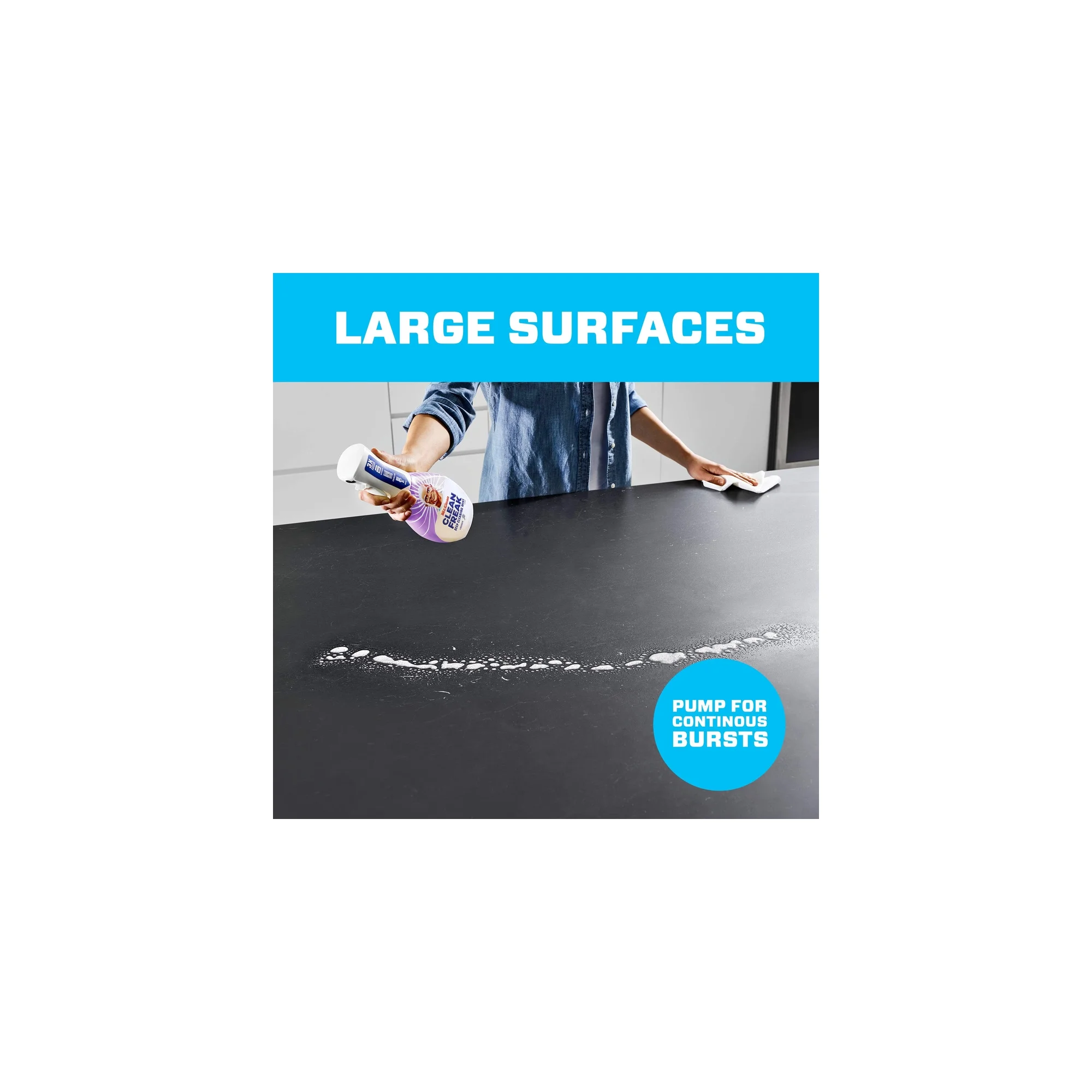 Mr. Clean Clean Freak Deep Cleaning Mist Multi-Surface Spray, Lavender Scent Starter Kit (Pack of 48)