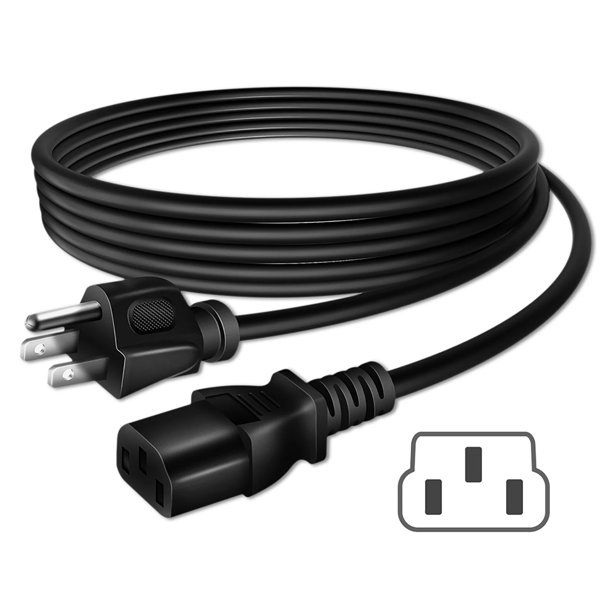 PKPOWER 5ft/1.5m UL Listed AC Power Cord Cable for Behringer FBQ1000 Feedback Destroyer Parametric EQ