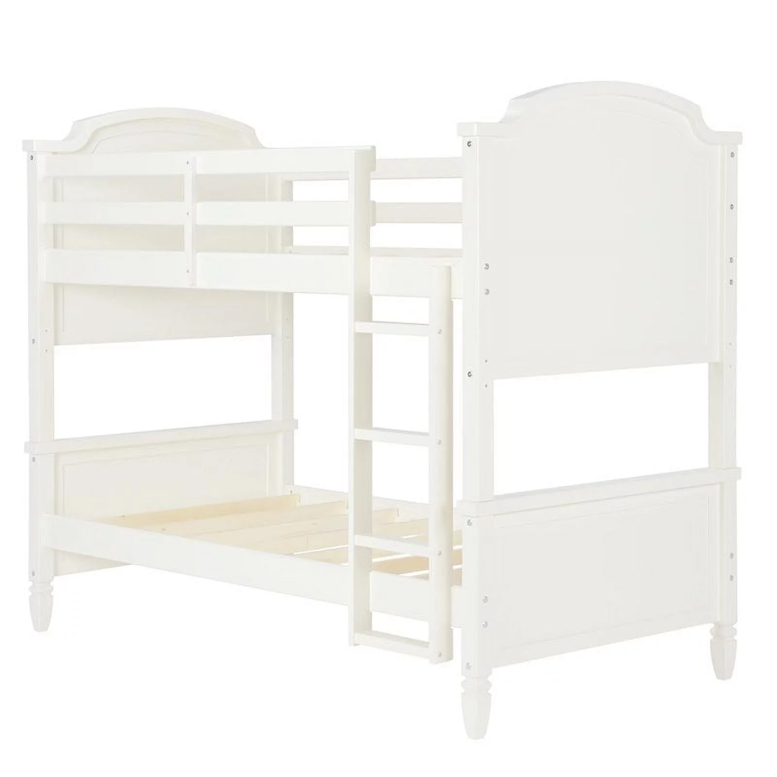 Dorel Living Vivienne Twin Over Twin Bunk Bed in White