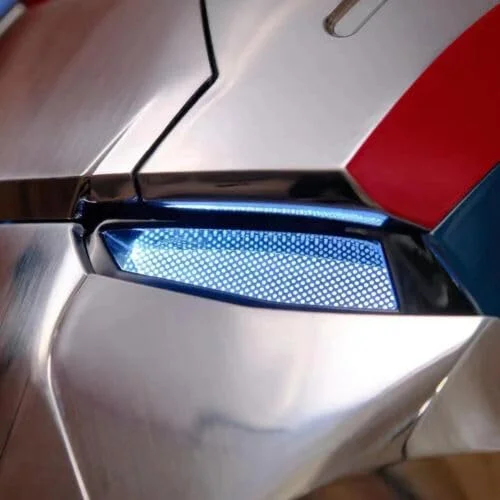 Iron Man War Machine Helmet Patriot Helmet Electronic Helmet Ironman Helmet with Sounds Iron Man Cosplay Wearable Movie Prop Replica