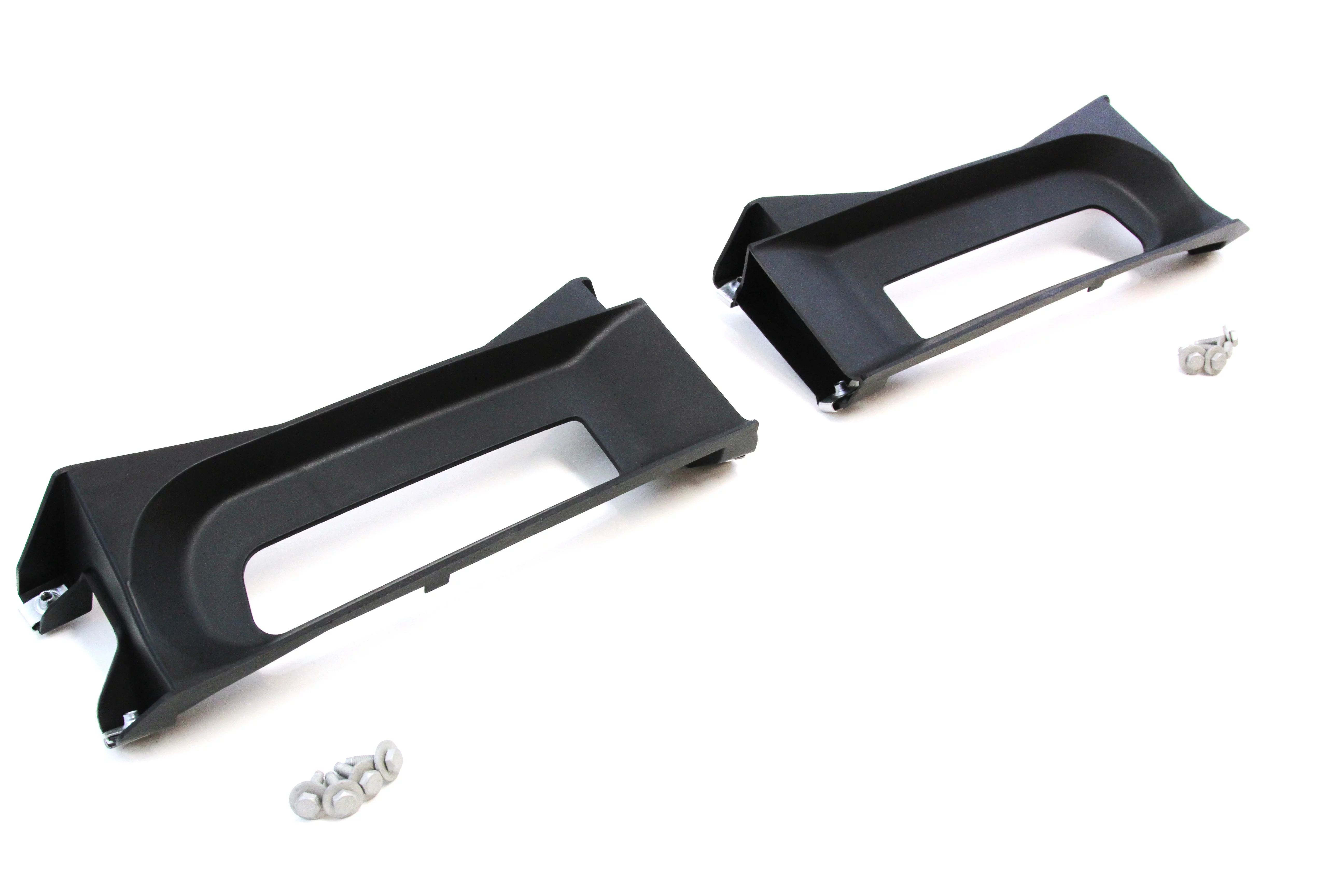 Red Hound Auto Tow Hook Bezel Set Front Left Right Driver Passenger Side Compatible with Dodge Ram 1500 2013 2014 2015 2016 2017 2018 (for Steel Bumper face Only) 68196982AA