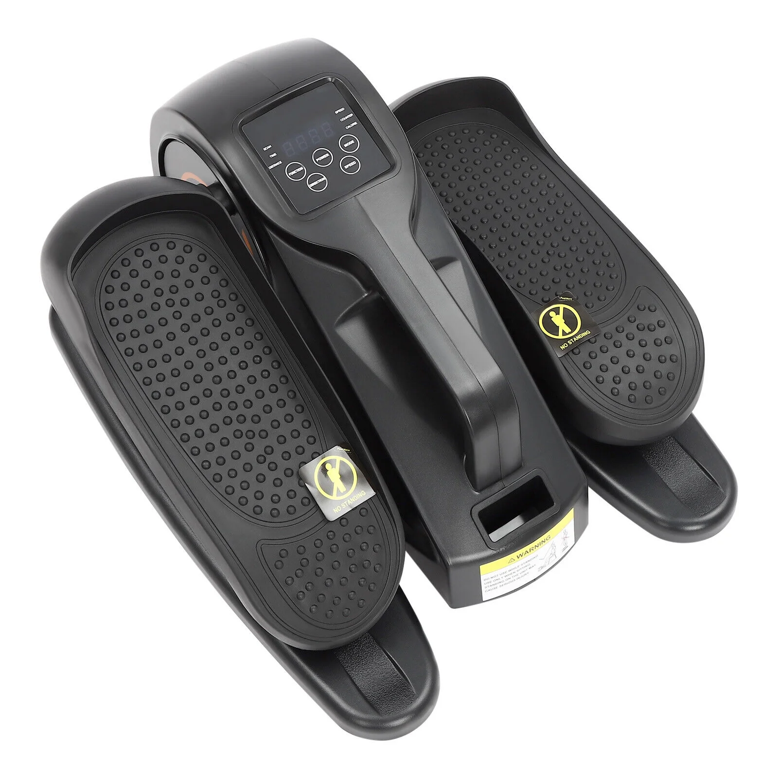 Fichiouy Compact Under Desk Elliptical Electric Seated Pedal Leg Exerciser Quiet Non-Slip with Adjustable Direction and Speed