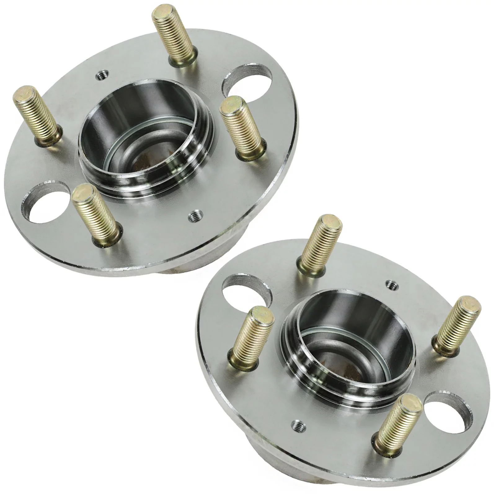 TRQ Rear Wheel Hub & Bearing Pair Set for Civic Integra Del Sol BHA53461 Fits select: 1994-1997,1999-2000 HONDA CIVIC