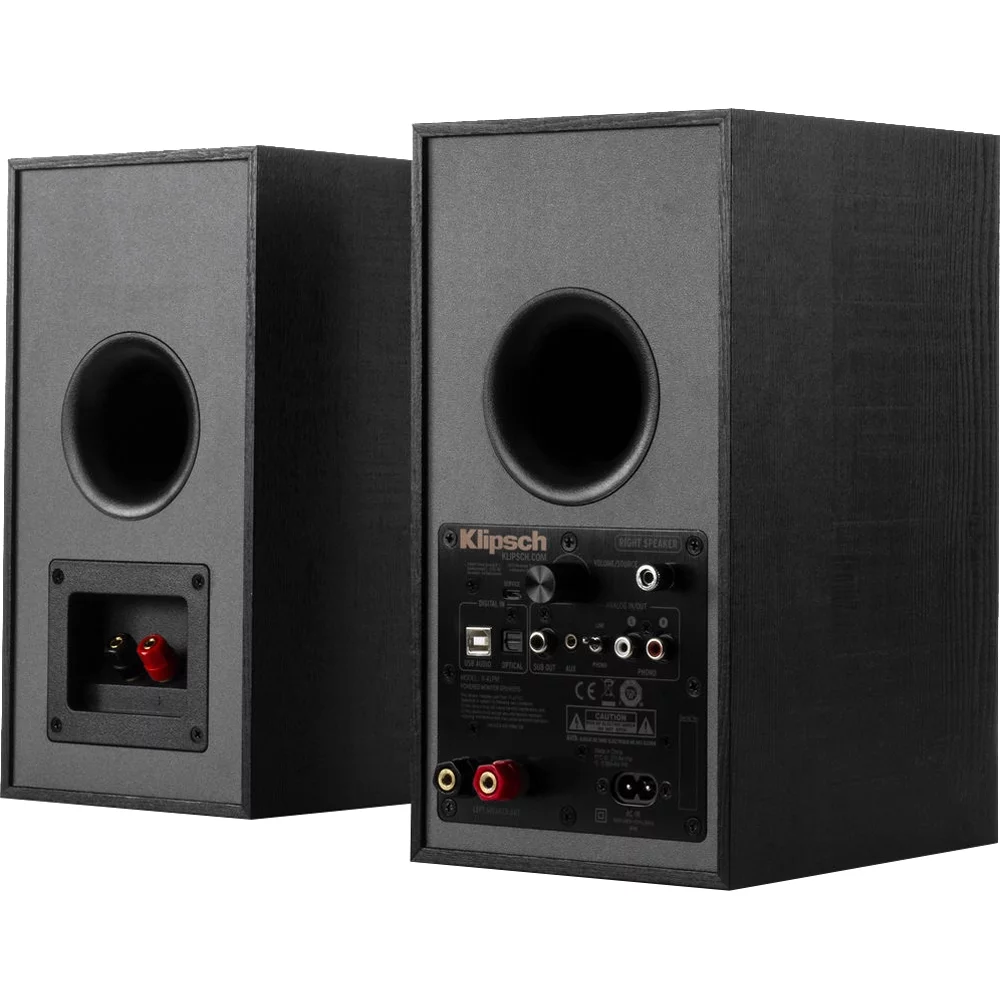Klipsch R-41PM Powered Bookshelf Speaker, Black - (Open Box)