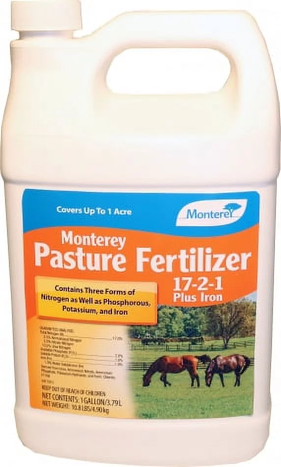 Monterey Pasture Fertilizer Plus Iron 18-2-2, 1 Gallon