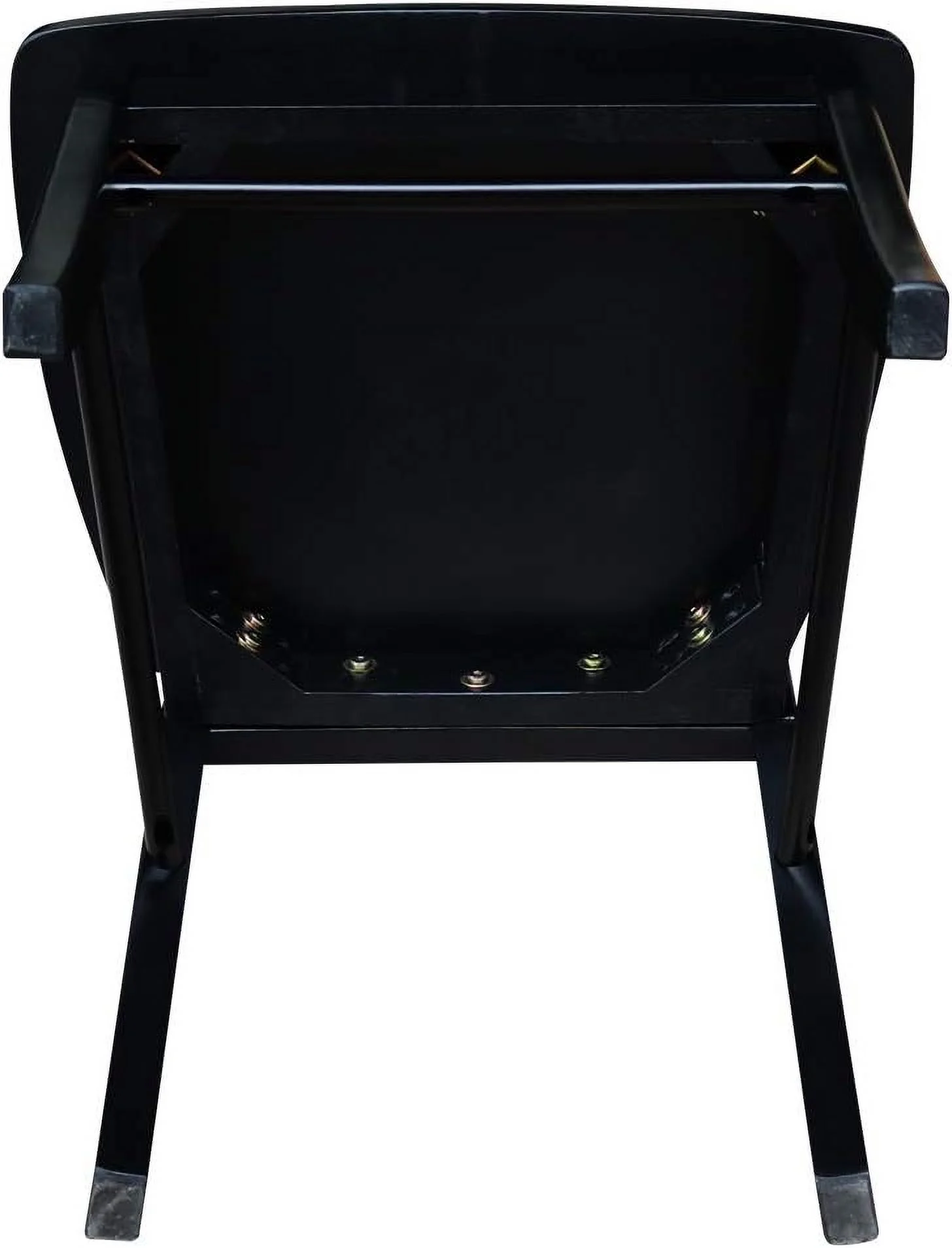 Set Of Two X-Back Dining Chair, Black