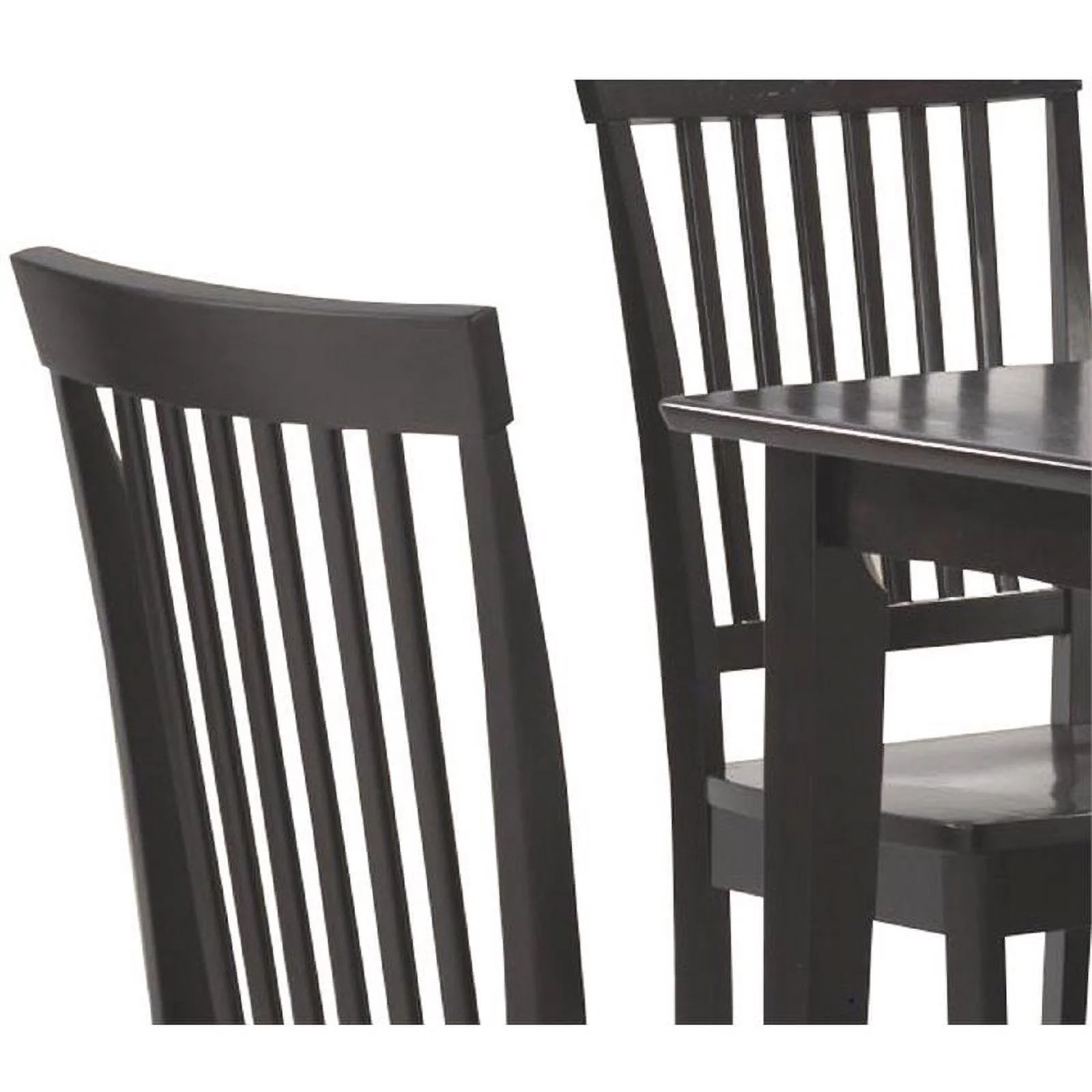 Sophisticated And Sturdy 5 Piece Wooden Dining Set, Brown