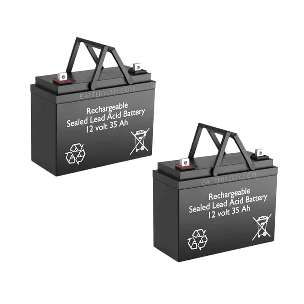 BatteryGuy Pride Victory 10 (SC710) replacement 12V 35Ah battery - BatteryGuy brand equivalent (Qty of 2)