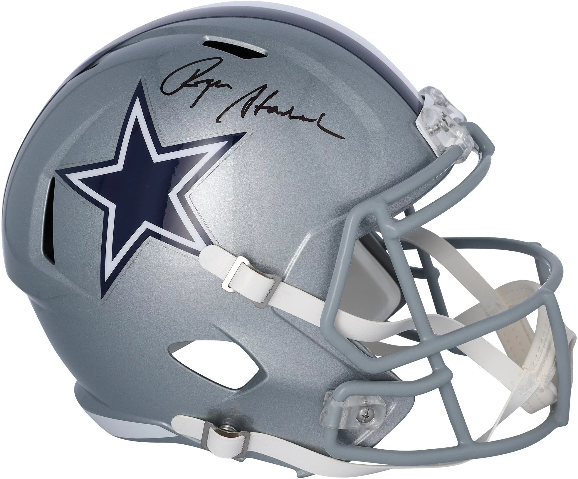 Roger Staubach Dallas Cowboys Autographed Riddell Speed Replica Helmet - Fanatics Authentic Certified