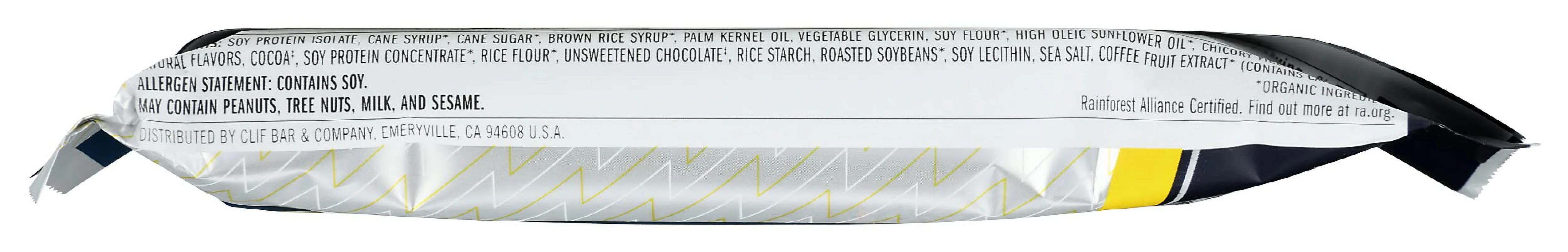 Clif Chocolate Chip Cookie Dough Caffeine Builders Bar, 2.4 Oz