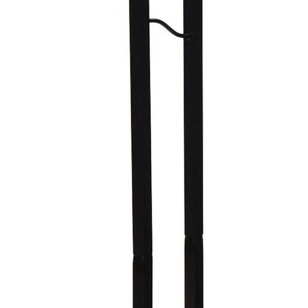 Medium Capacity Galvanized Steel Black, Mailbox & Post Combo, MC110B01