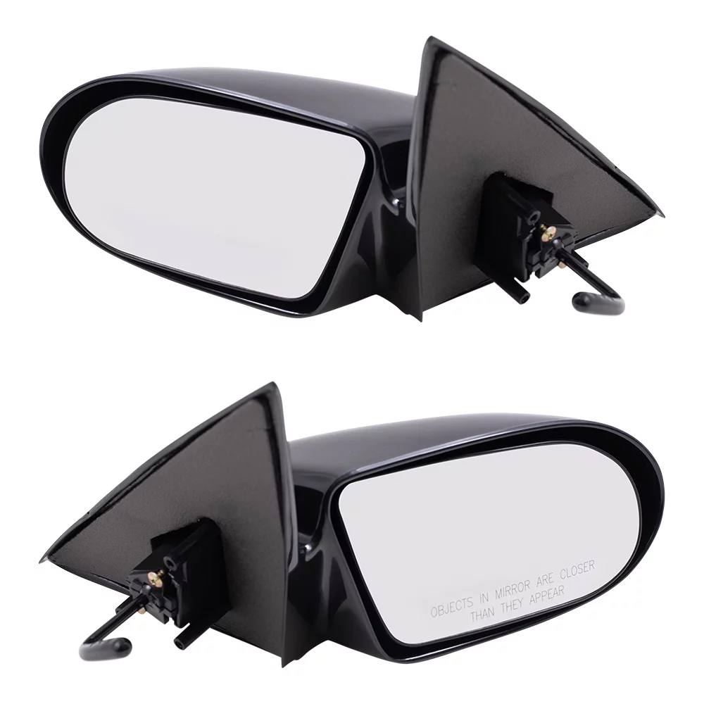 Brock Replacement Driver and Passenger Set Manual Remote Side Door Mirrors Compatible with 1995-1997 & 1998-2001 Metro