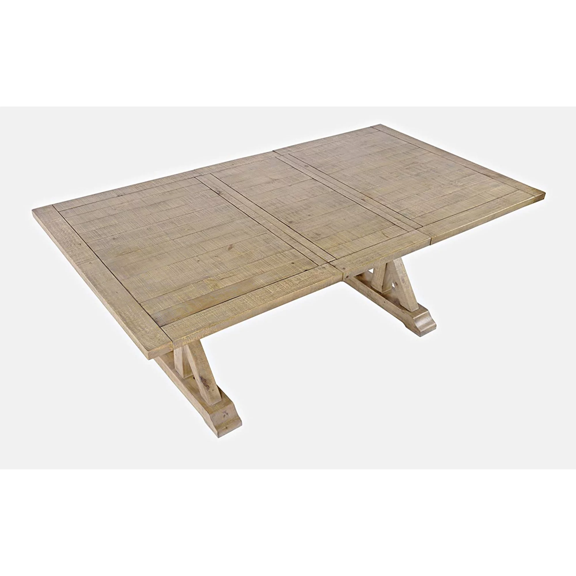Jofran Carlyle Crossing Modern Rustic Solid Wood Extension 78
